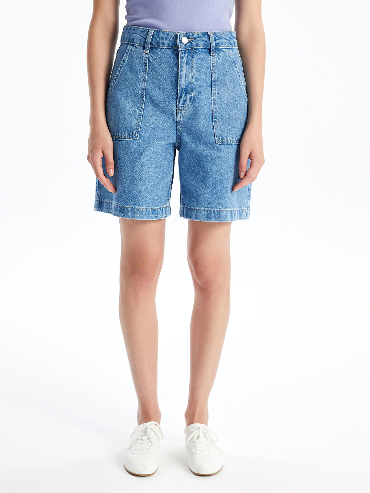 Bermuda Fit Women's Jeans Shorts
