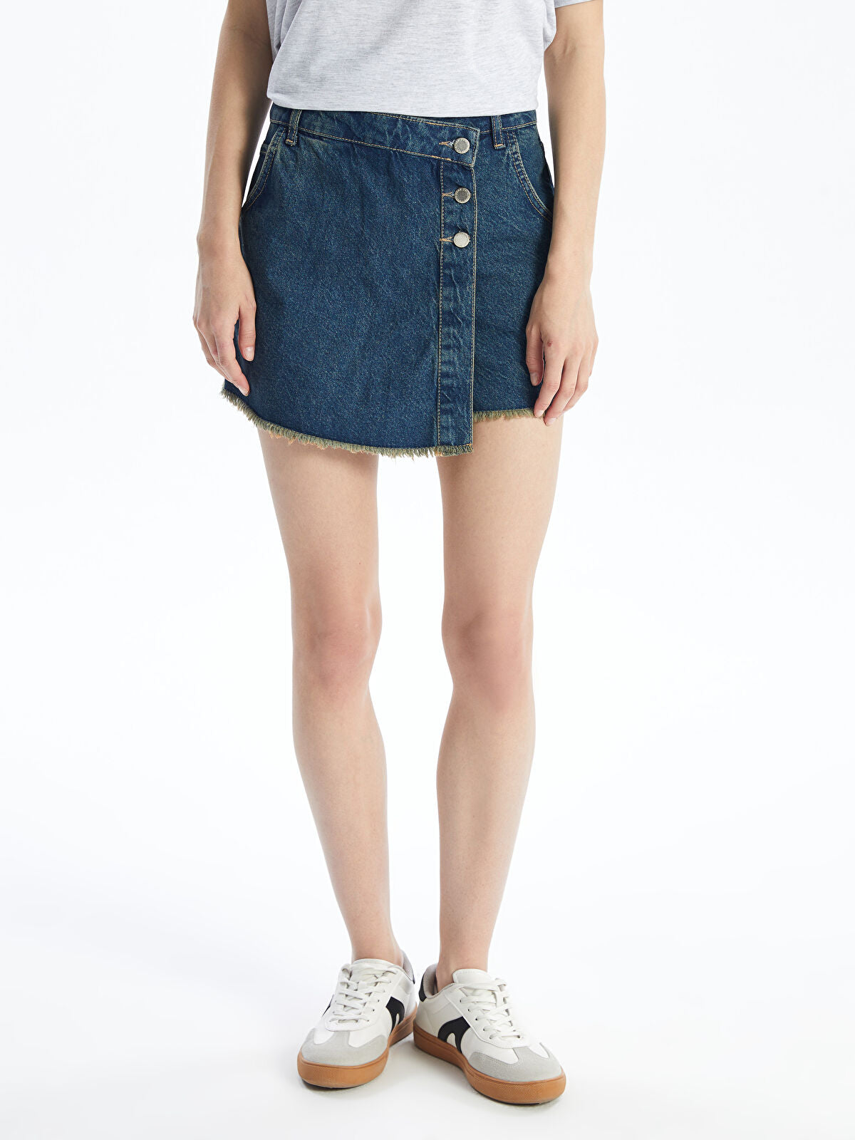Standard Fit Women's Jeans Short Skirt
