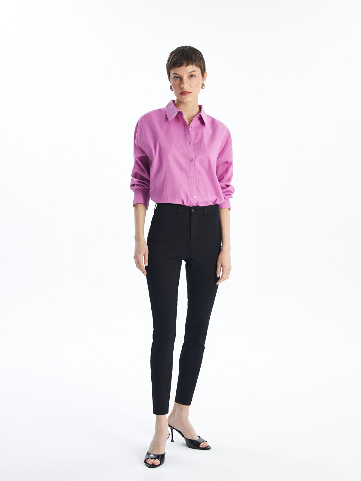 LCW Jeans Black Jupiter Super Skinny Fit Women's Jean Trousers