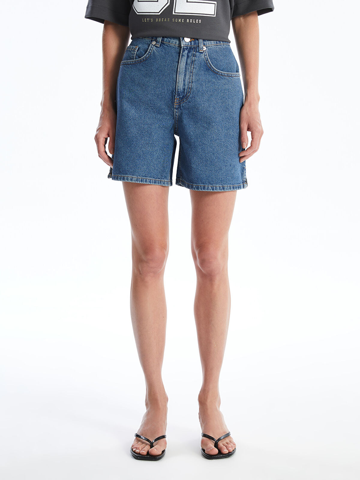 Bermuda Fit Women's Jeans Shorts