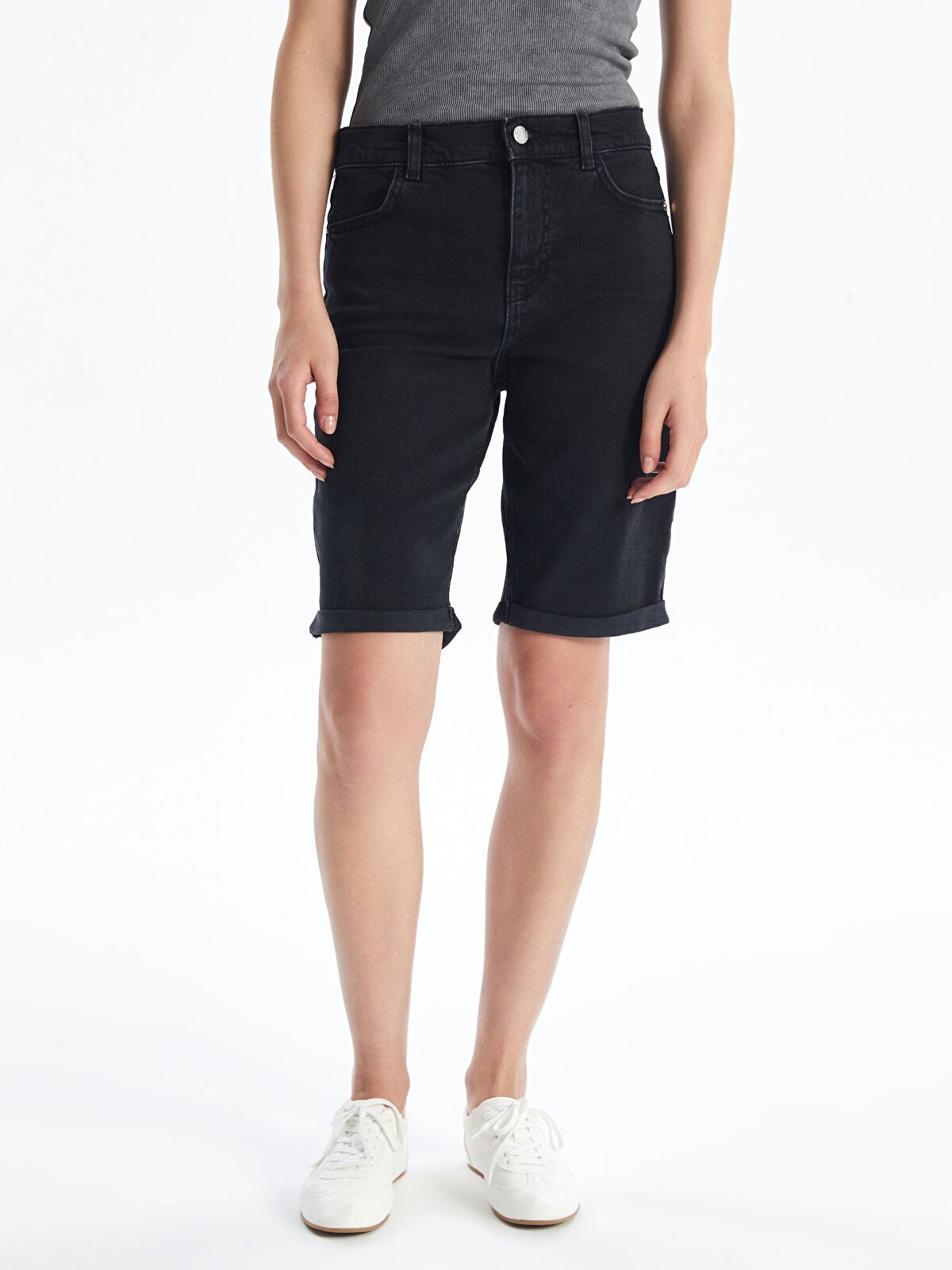 Bermuda Fit Women's Jeans Shorts