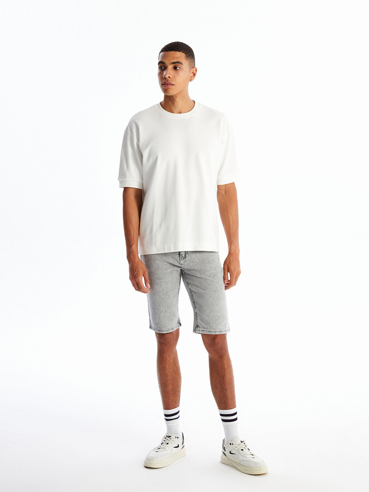 Super Skinny Fit Men Jeans Shorts