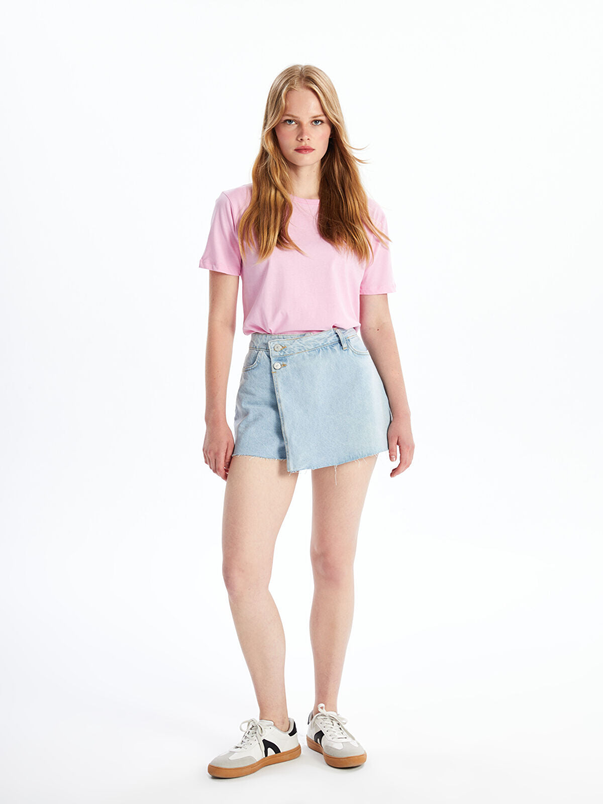Standard Fit Women's Jeans Short Skirt