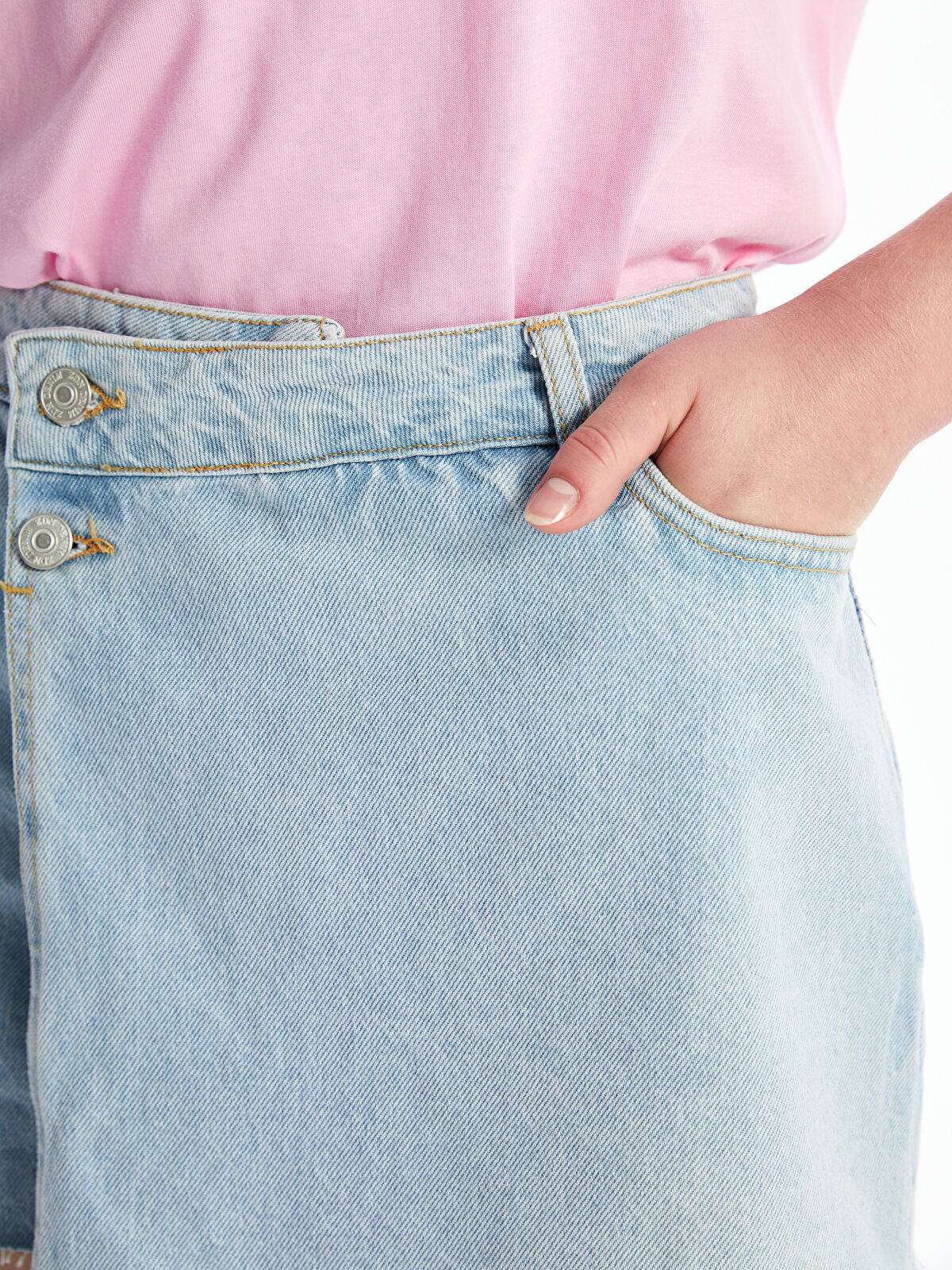 Standard Fit Women's Jeans Short Skirt