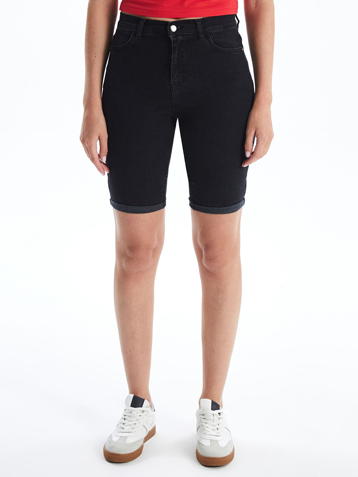 Bermuda Fit Women's Jeans Shorts