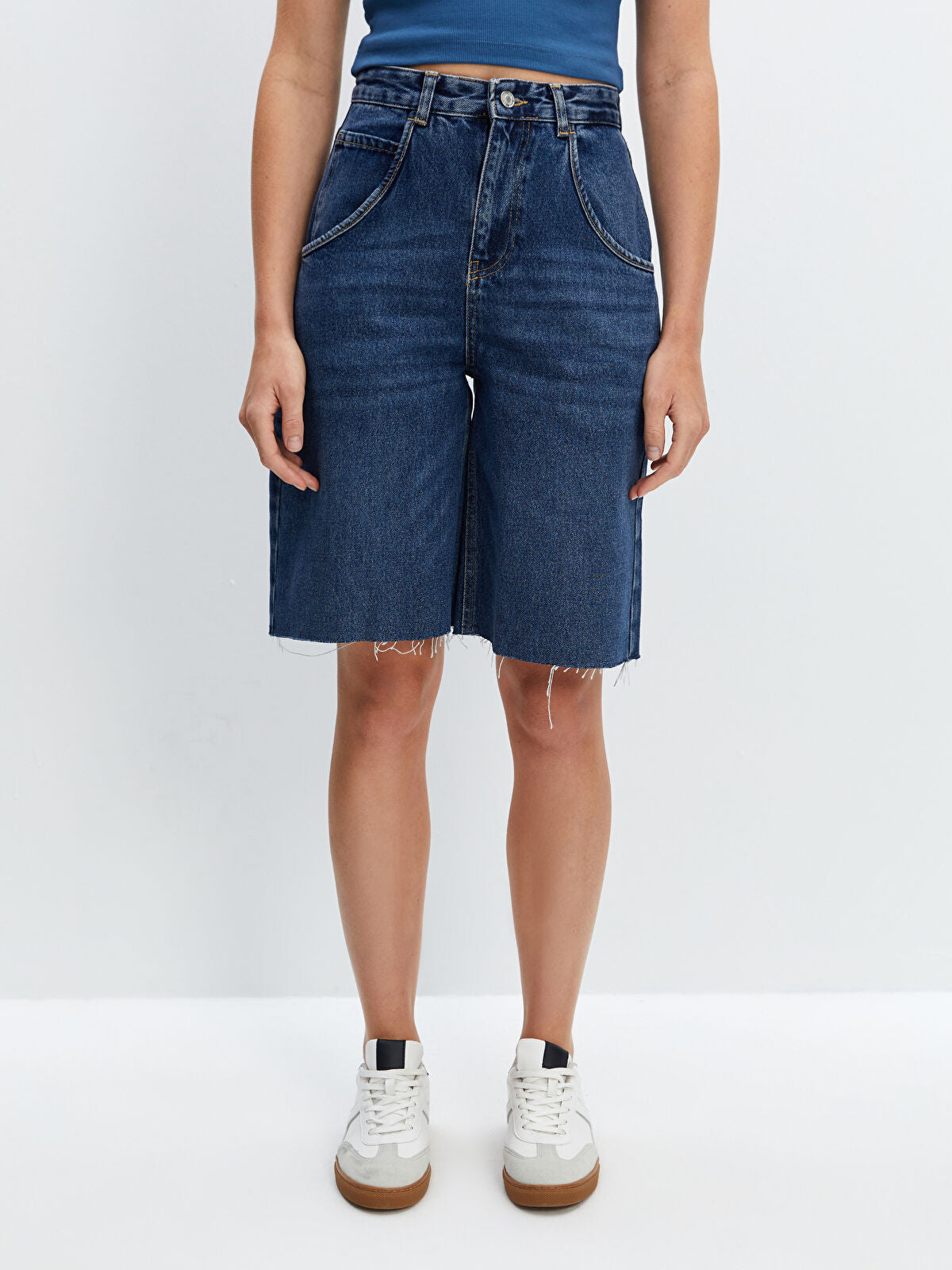 Bermuda Fit Women's Jeans Shorts