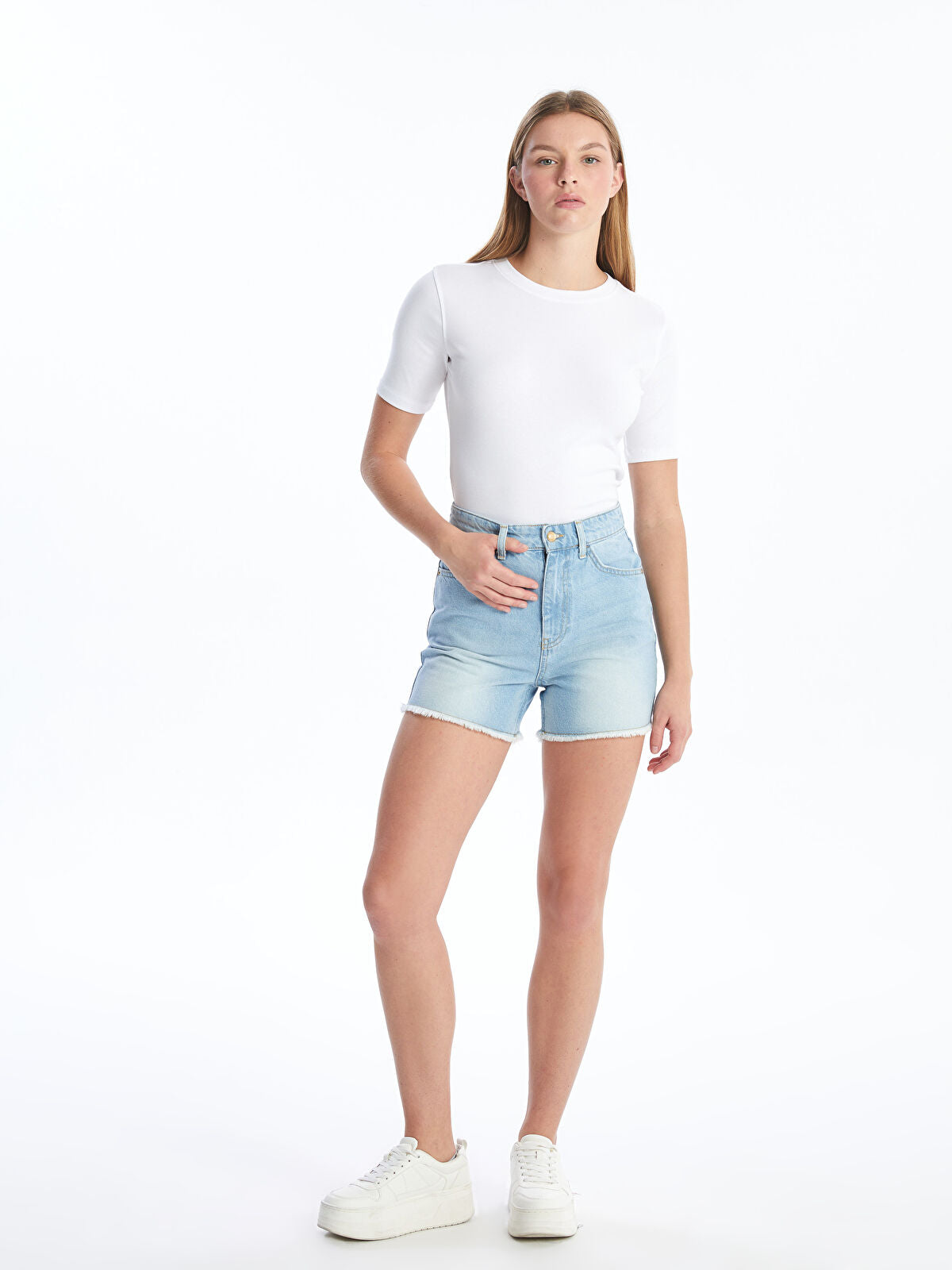 Mom Fit Women's Jeans Short