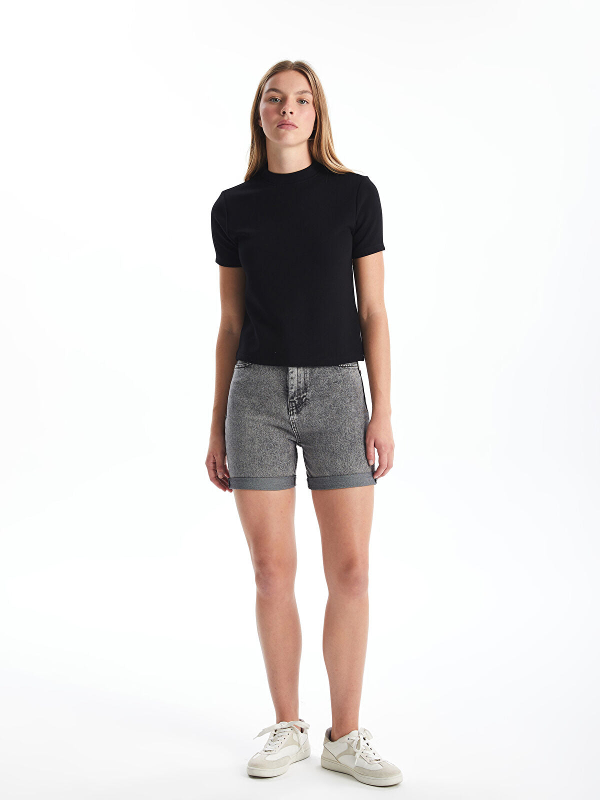 Mom Fit Women's Jeans Short
