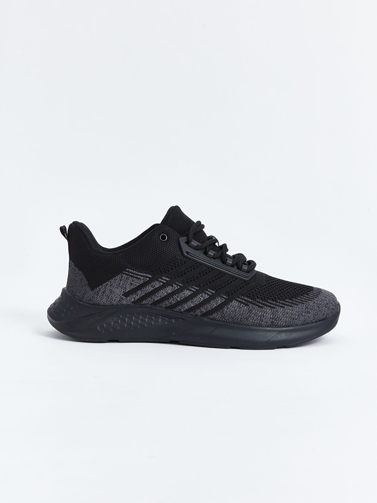 File Detailed Lace-Up Men's Sports Shoes