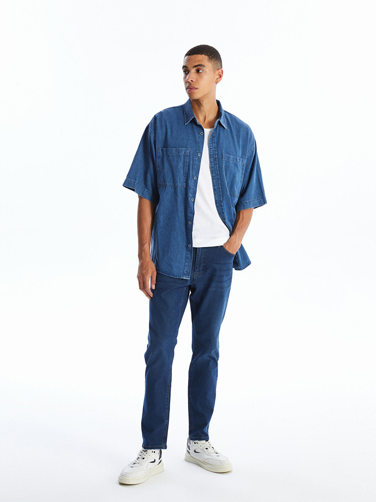 750 Slim Fit Men's Woven Jean Pantalon