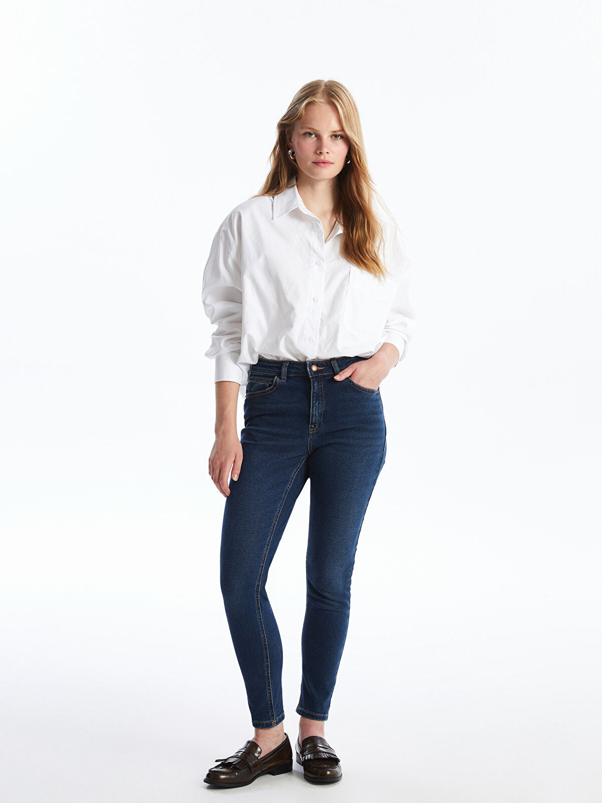 High Waist Push Up Women's Jean Pants