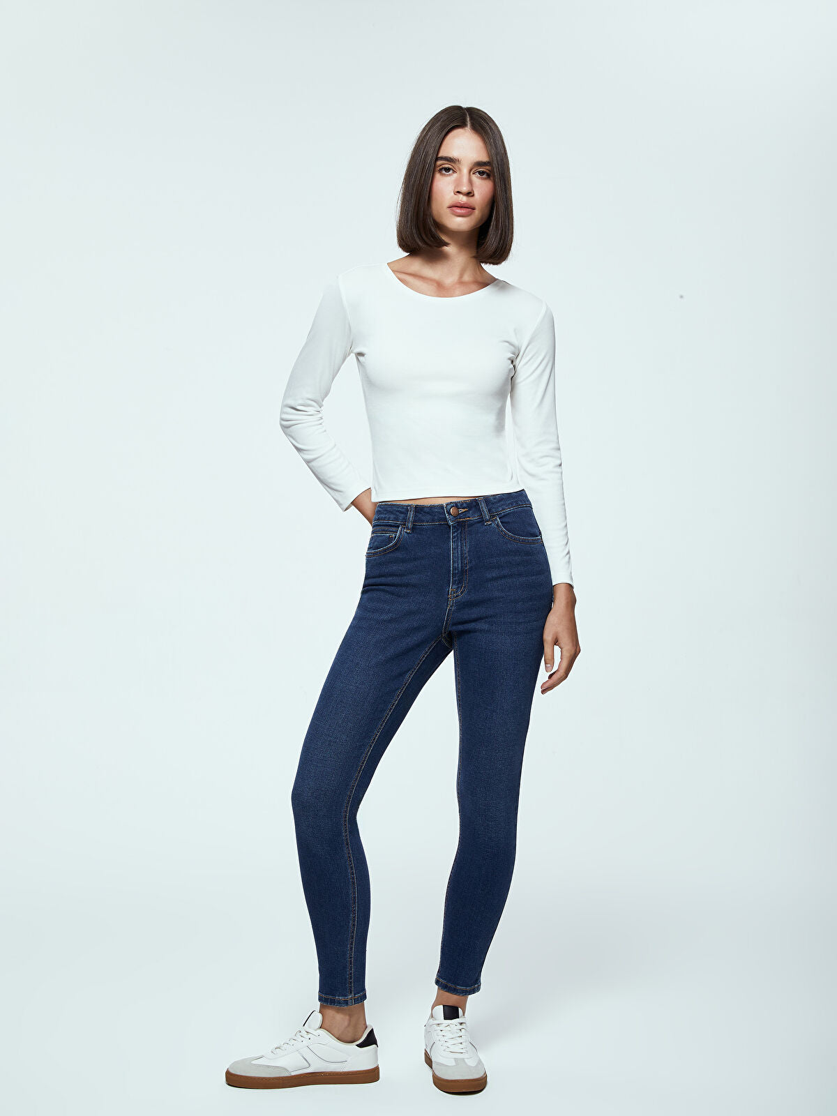 High Waist Push Up Women's Jean Pants