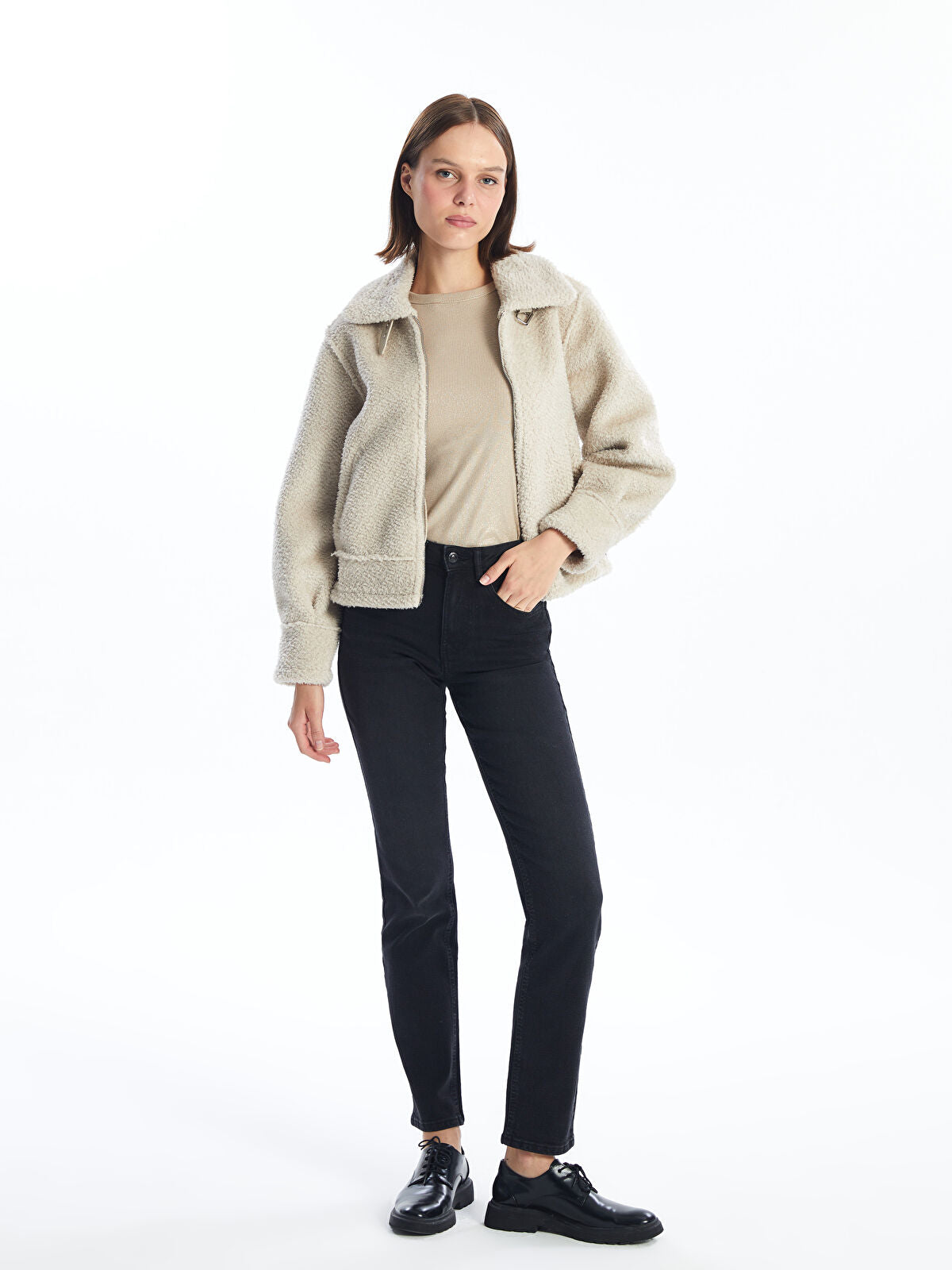 Straight Fit Women's Jean Pantalon