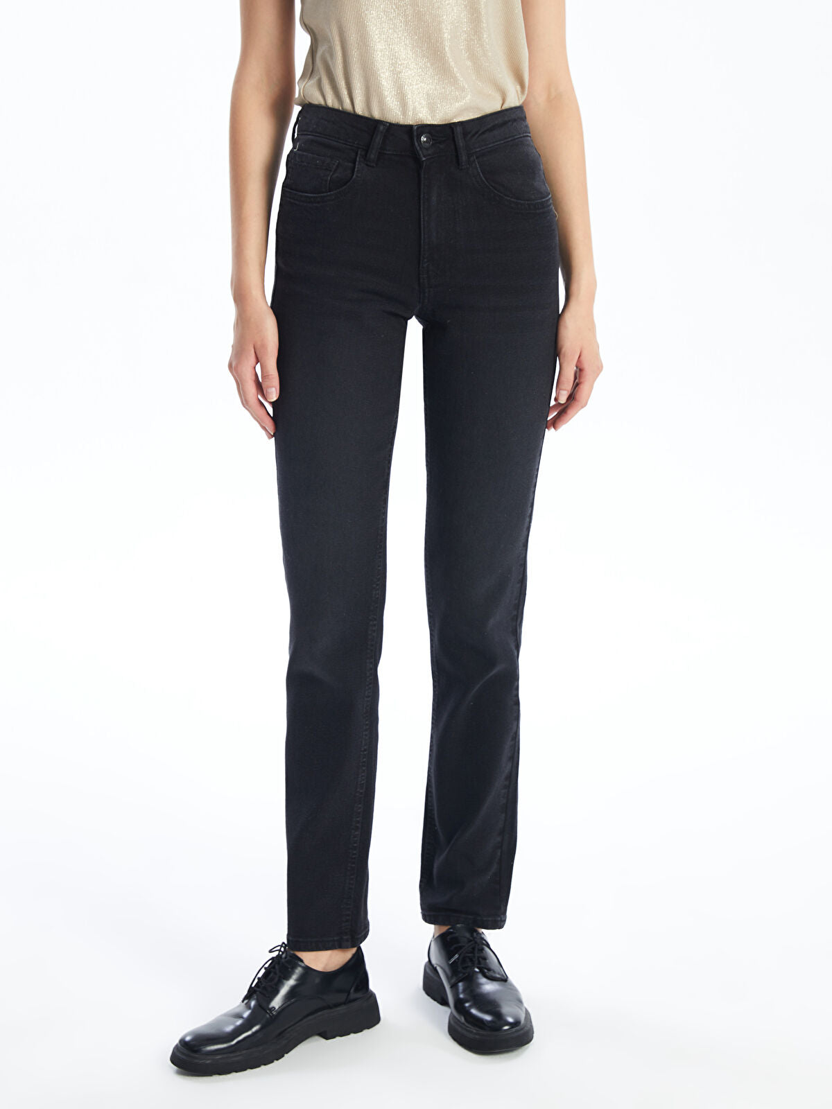 Straight Fit Women's Jean Pantalon
