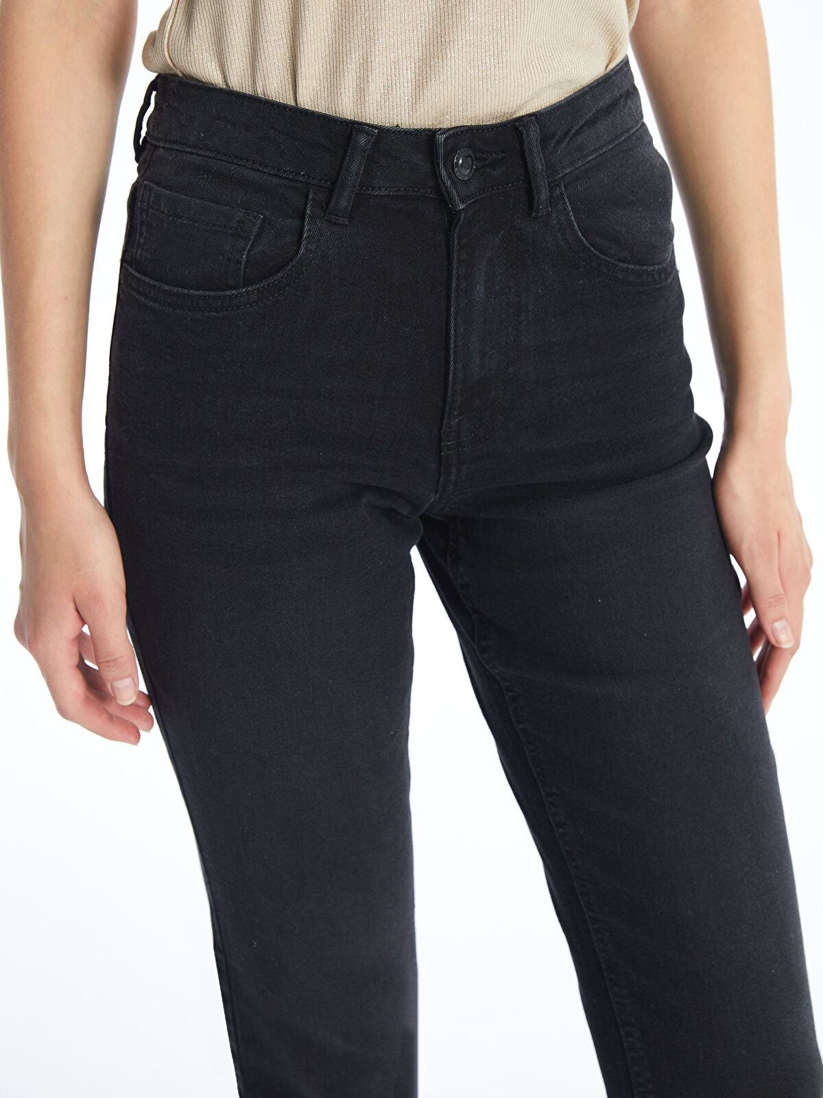 Straight Fit Women's Jean Pantalon