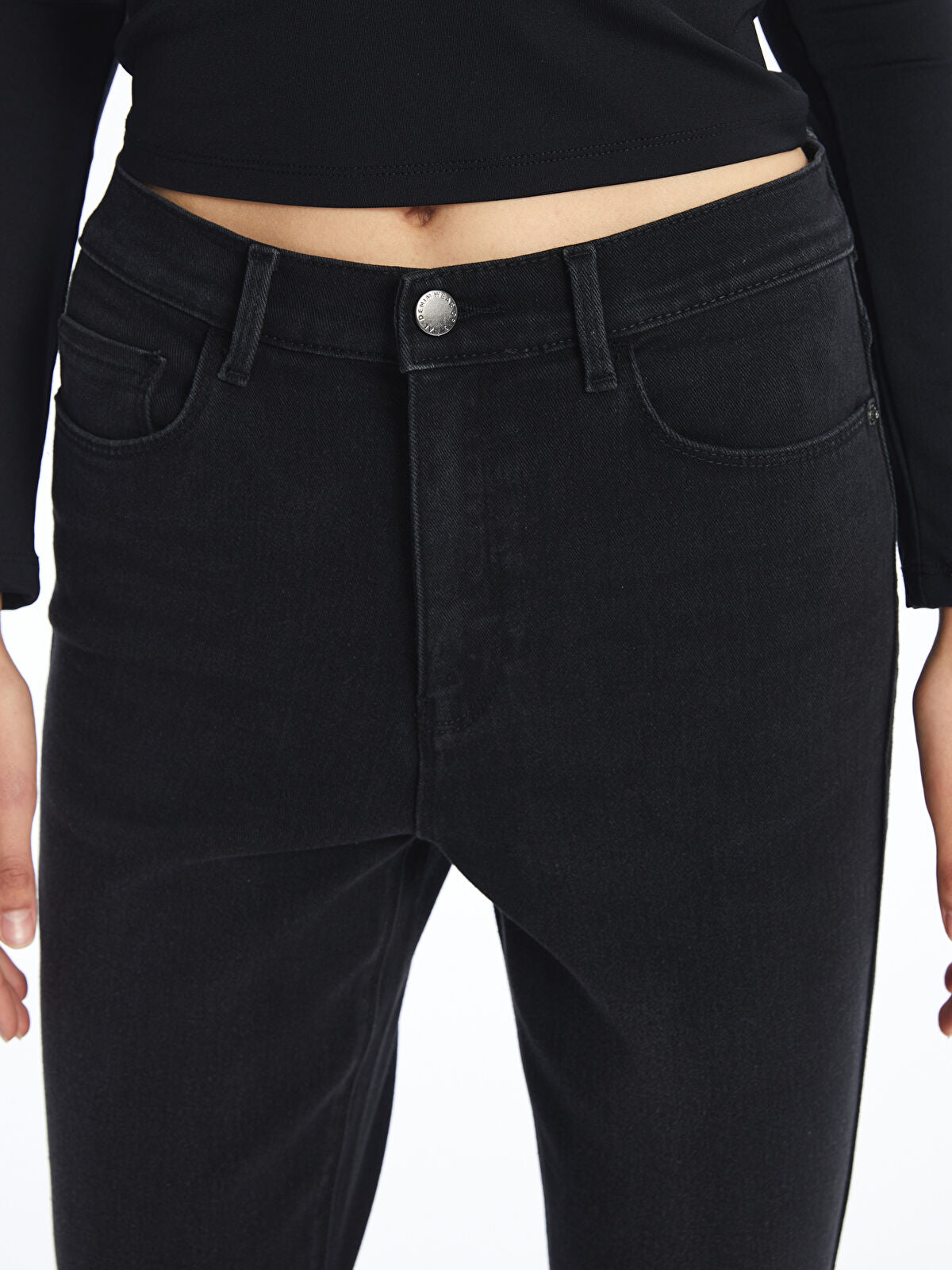 LCW Jeans Black Jupiter Super Skinny Fit Women's Jean Trousers