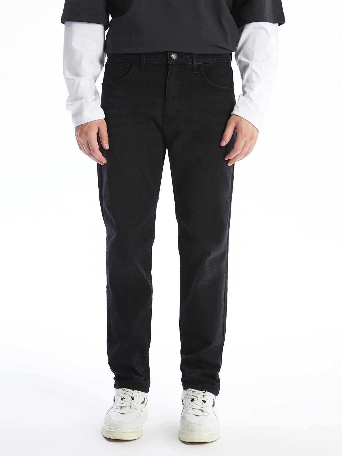 730 Mandarin Collar Men's Jeans Pants