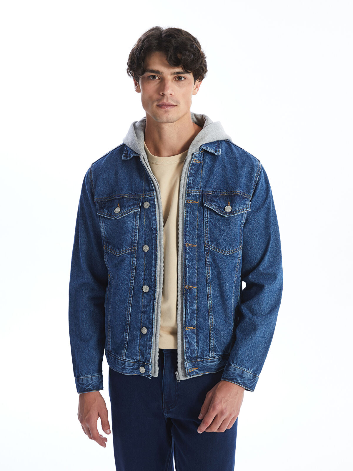 LCW Standard Fit Men's Indigo Jean Waistcoat