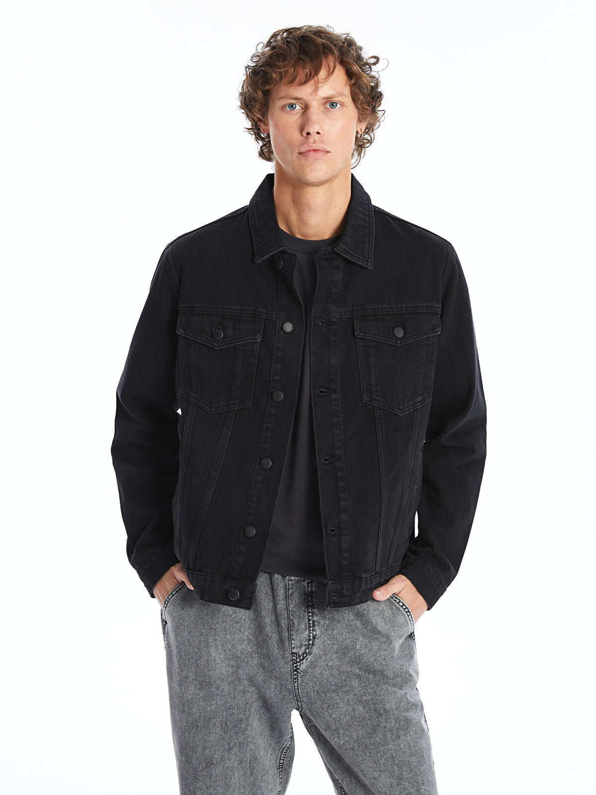 LCW Standard Fit Men's Indigo Jean Waistcoat