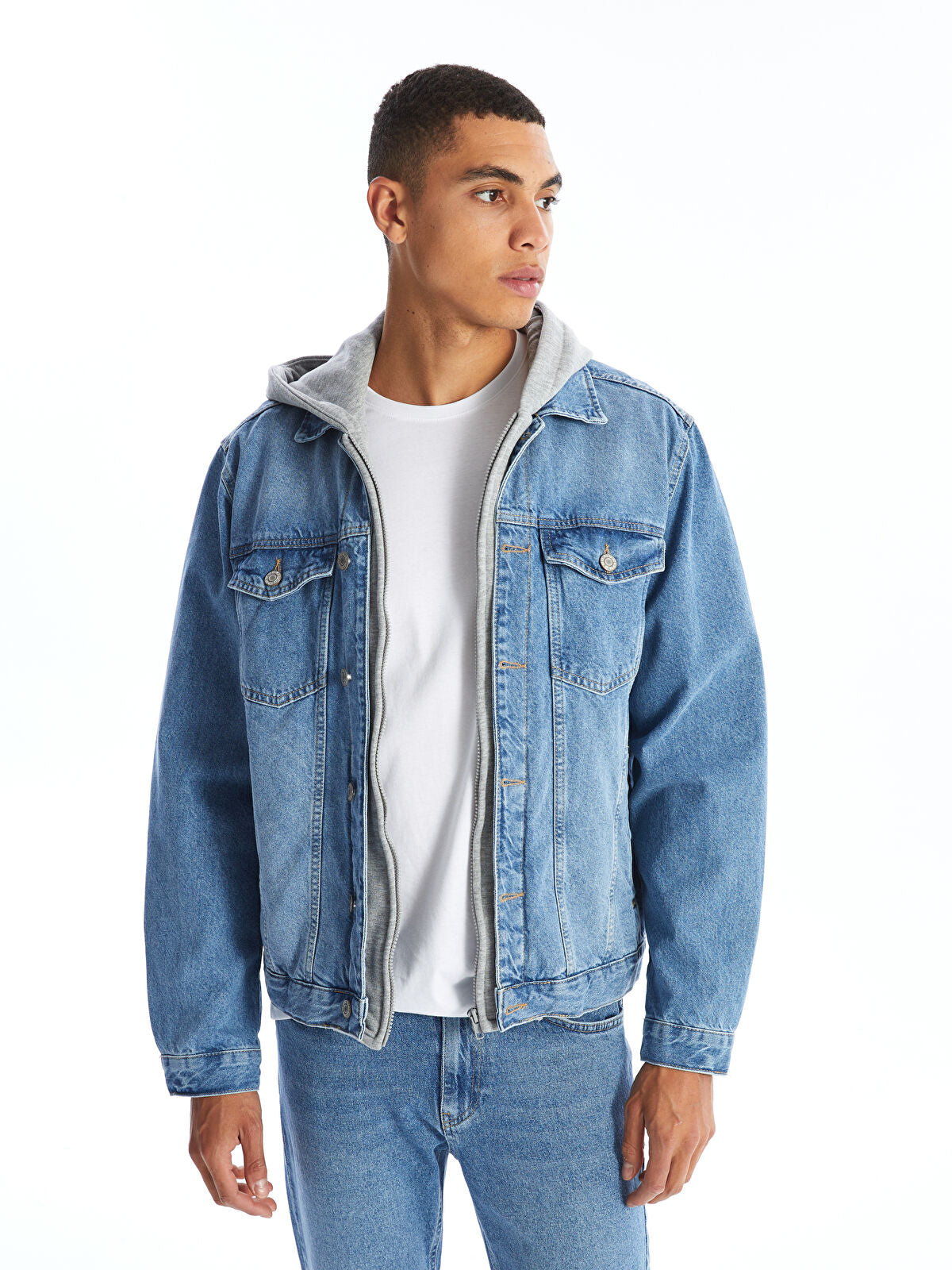 LCW Standard Fit Men's Indigo Jean Waistcoat