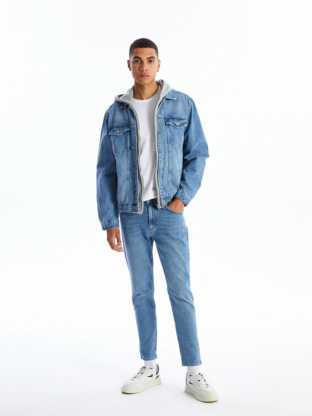LCW Standard Fit Men's Indigo Jean Waistcoat