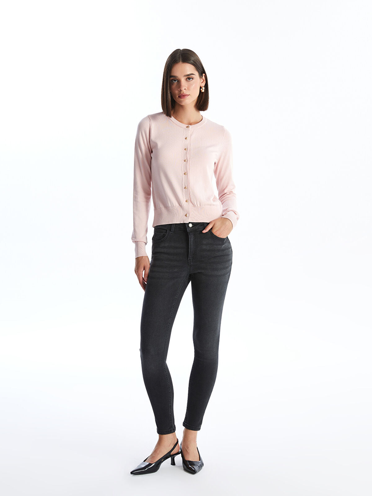 High Waist Push Up Women's Jean Pants