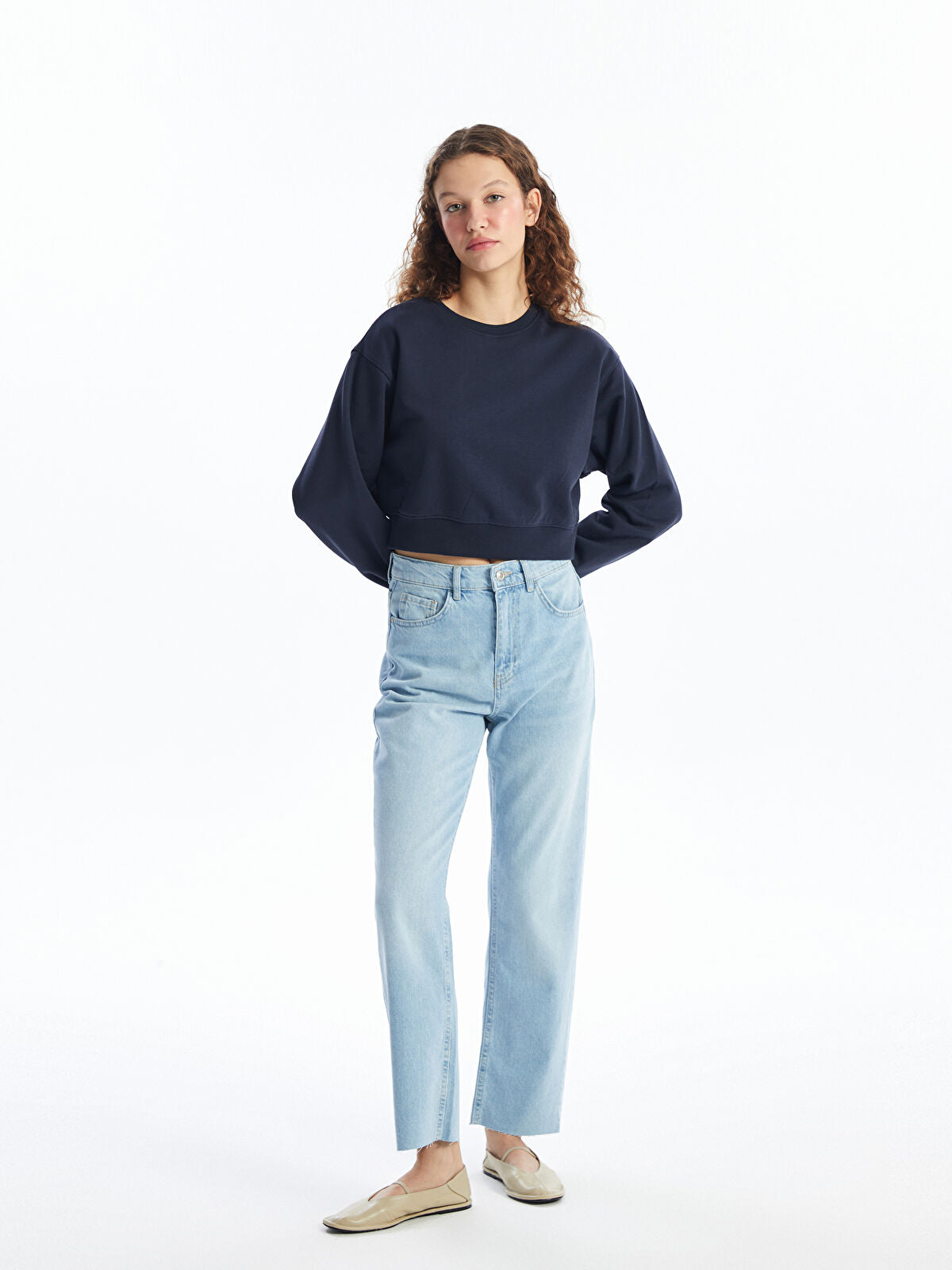 Straight Fit Women's Jean Pantalon