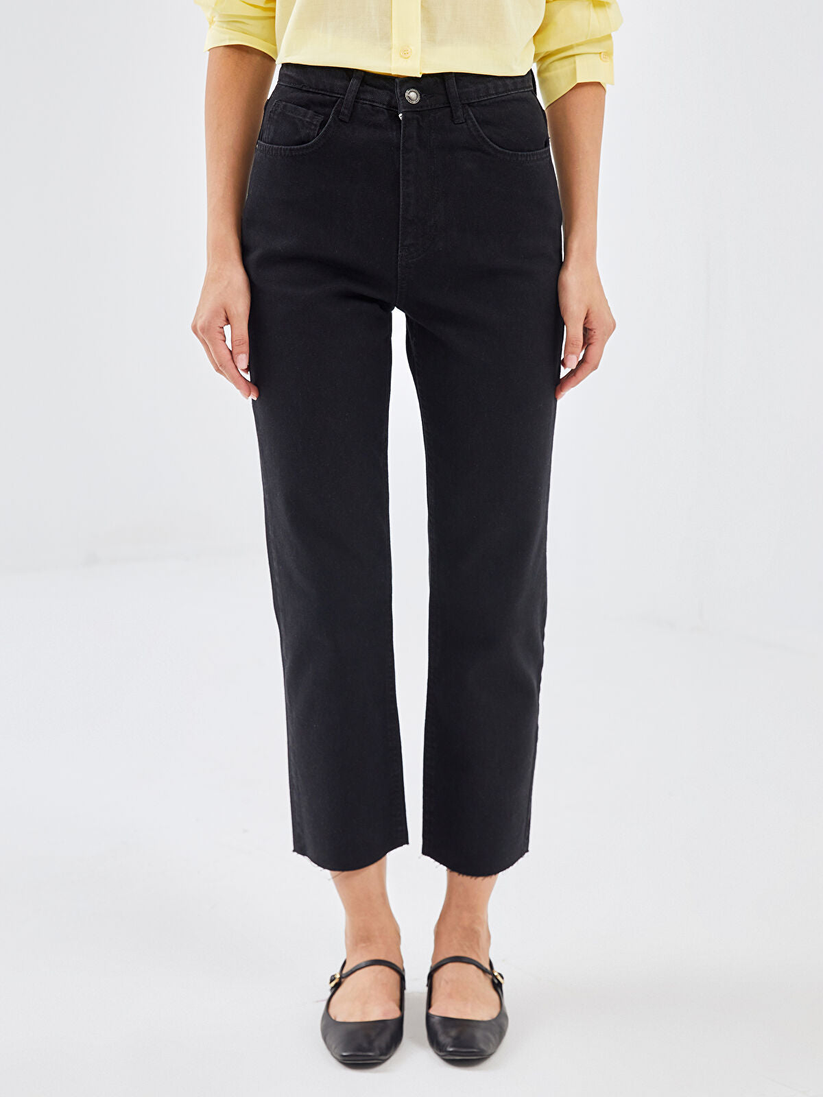 Straight Fit Women's Jean Pantalon