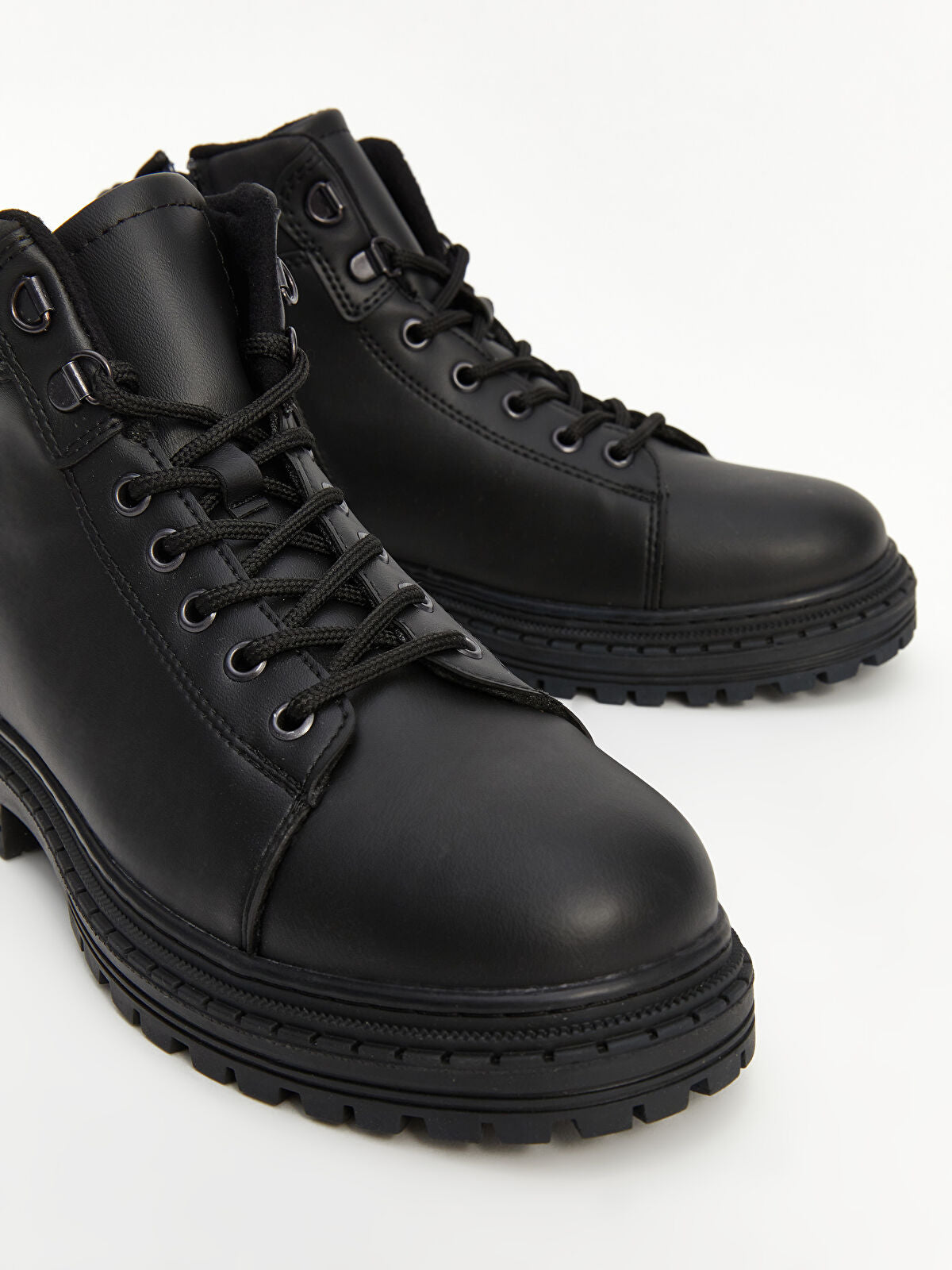 Leather-Look Men's Boot