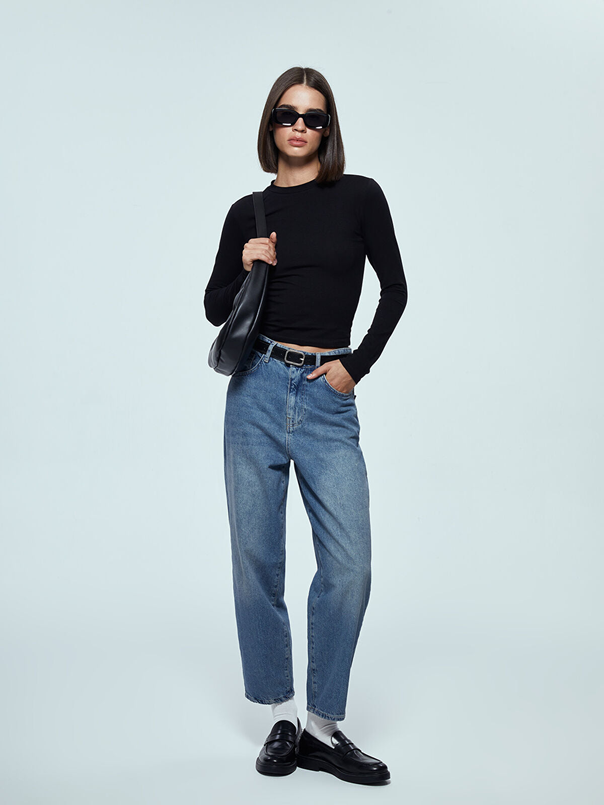 Balloon Fit Women's Jeans Pants