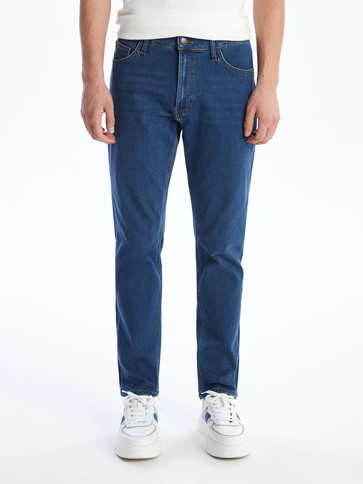Slim Fit Polar Lining Winter Men's Jeans 750