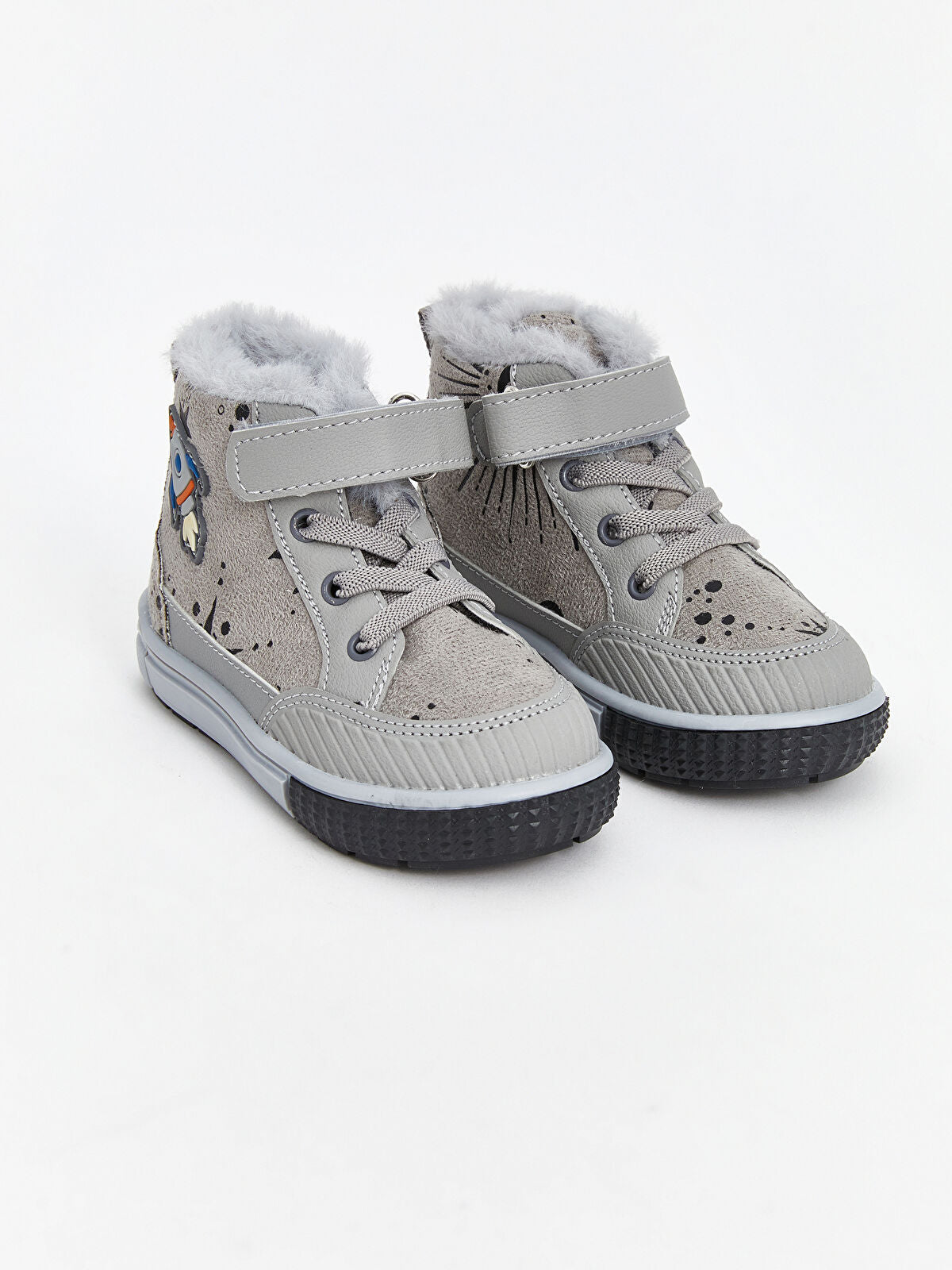 Boys' Baby Ankle Boots with Grip Design Sport Shoes