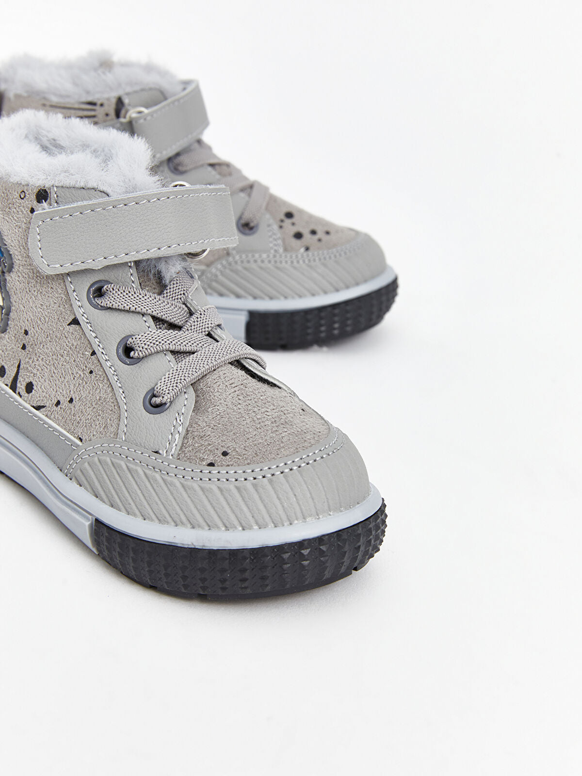 Boys' Baby Ankle Boots with Grip Design Sport Shoes