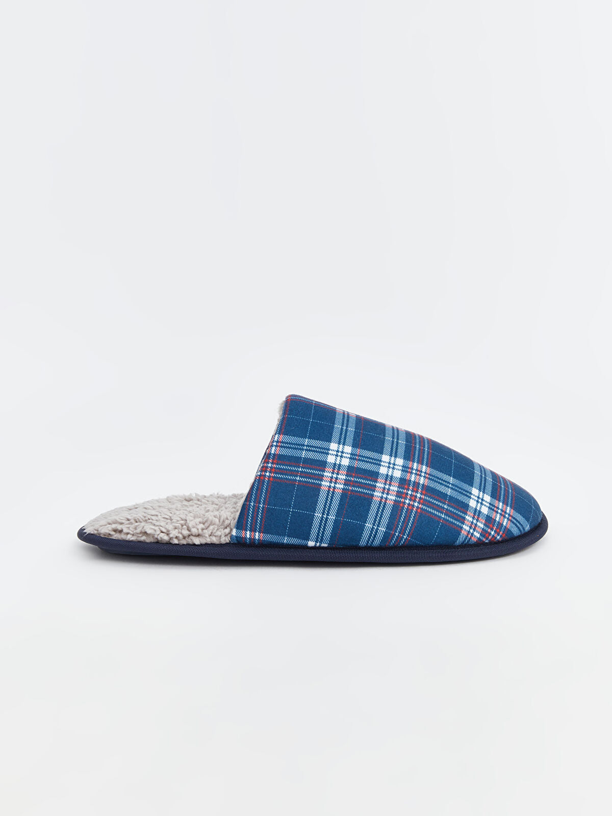 Ekose Patterned Men's House Slippers