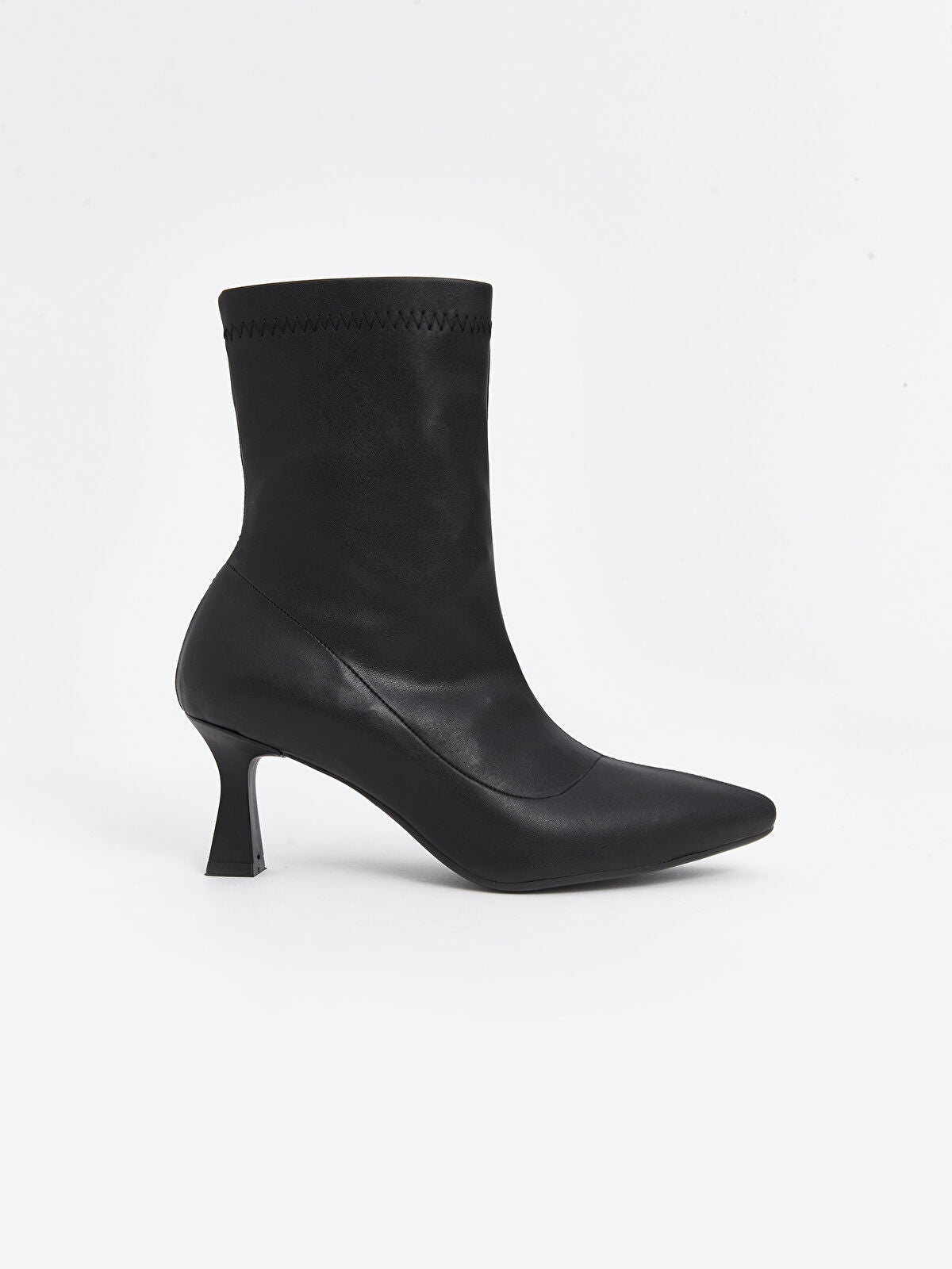 Leather-Look Women's Ankle Boot