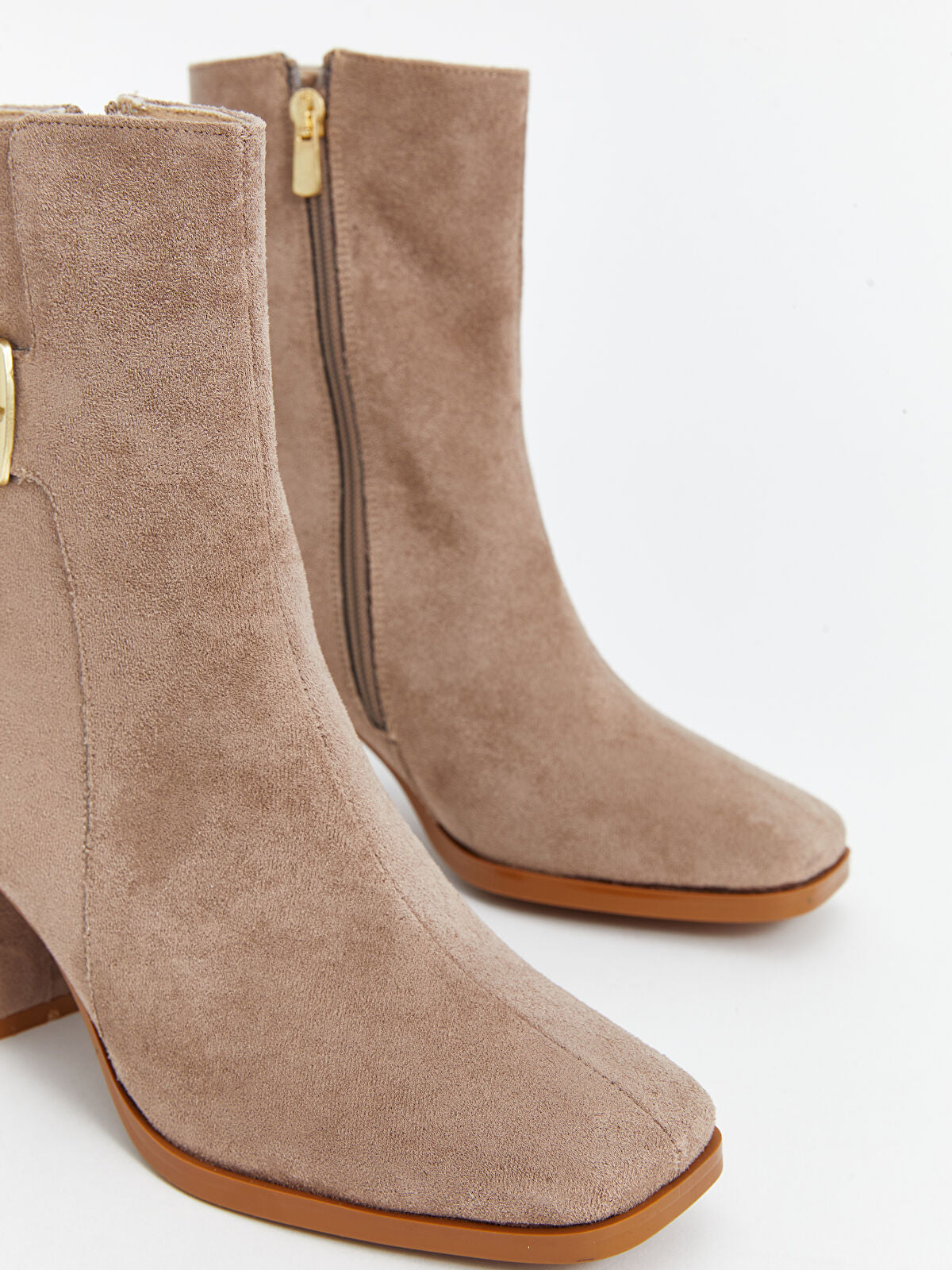 Suede Appearance Women's Ankle Boot