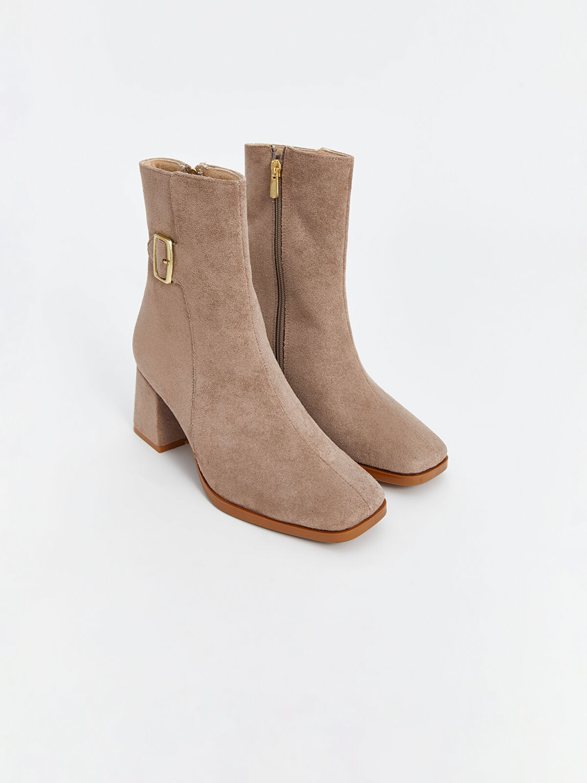 Suede Appearance Women's Ankle Boot
