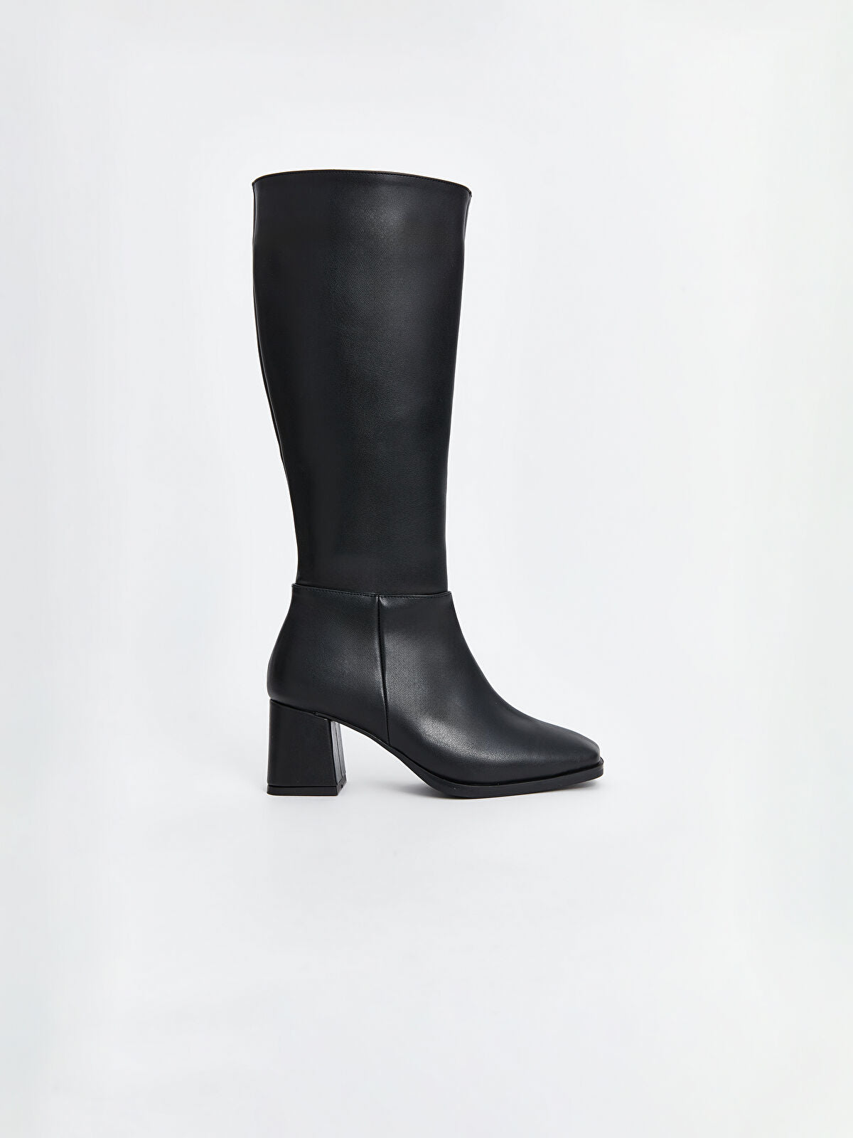 Leather-Look Women's Ankle Boot