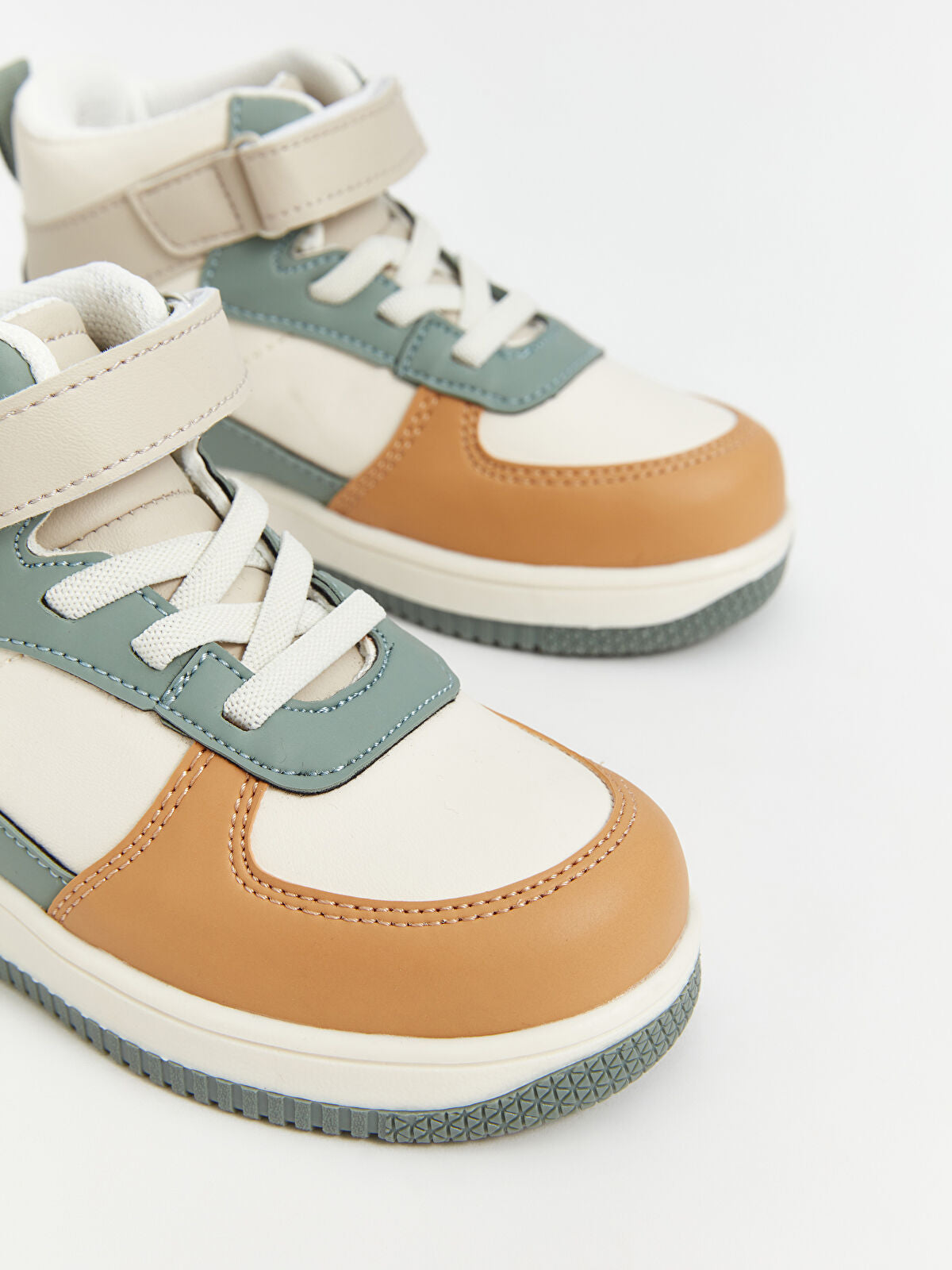 Striped Ankle Height Baby Boy Sports Shoes