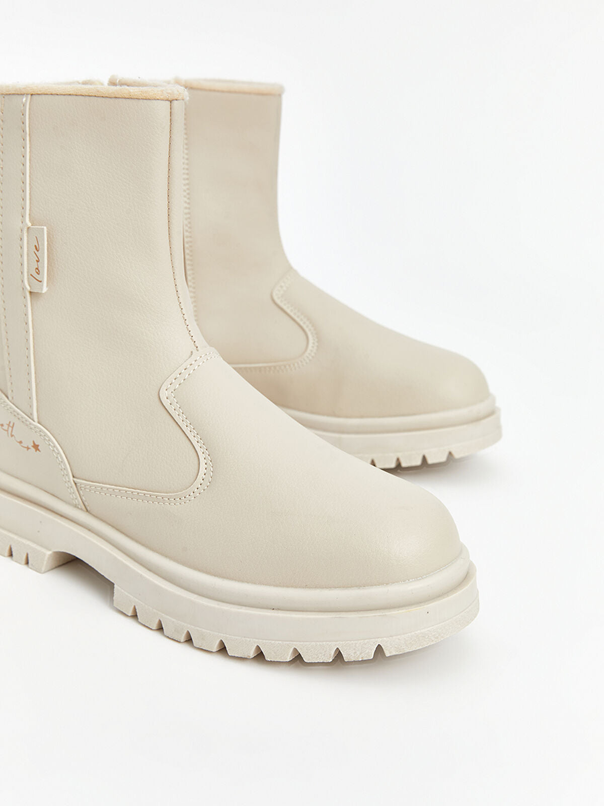 Leather-Look Girls' Shoe
