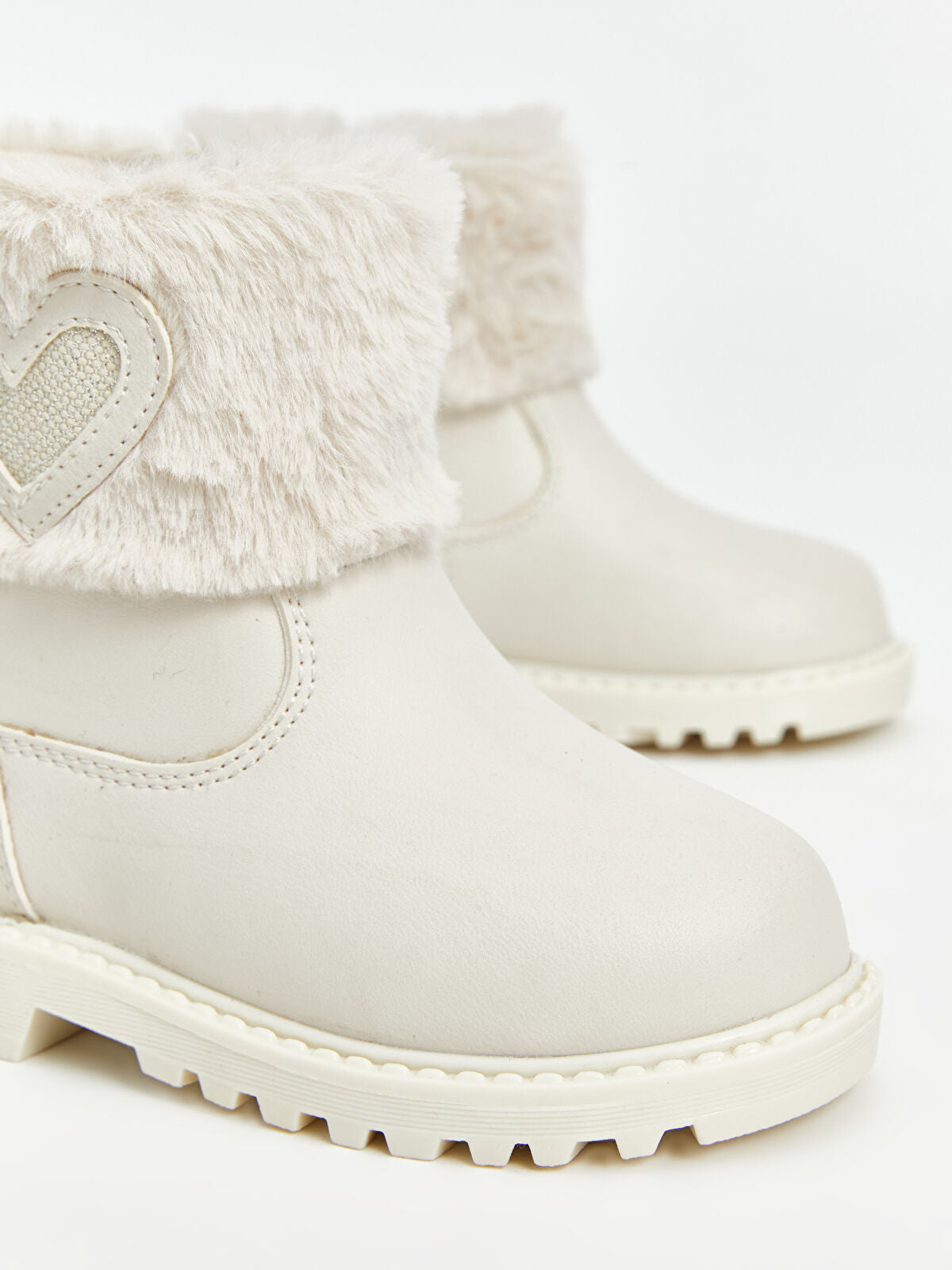 Fur-lined Baby Girl Boot