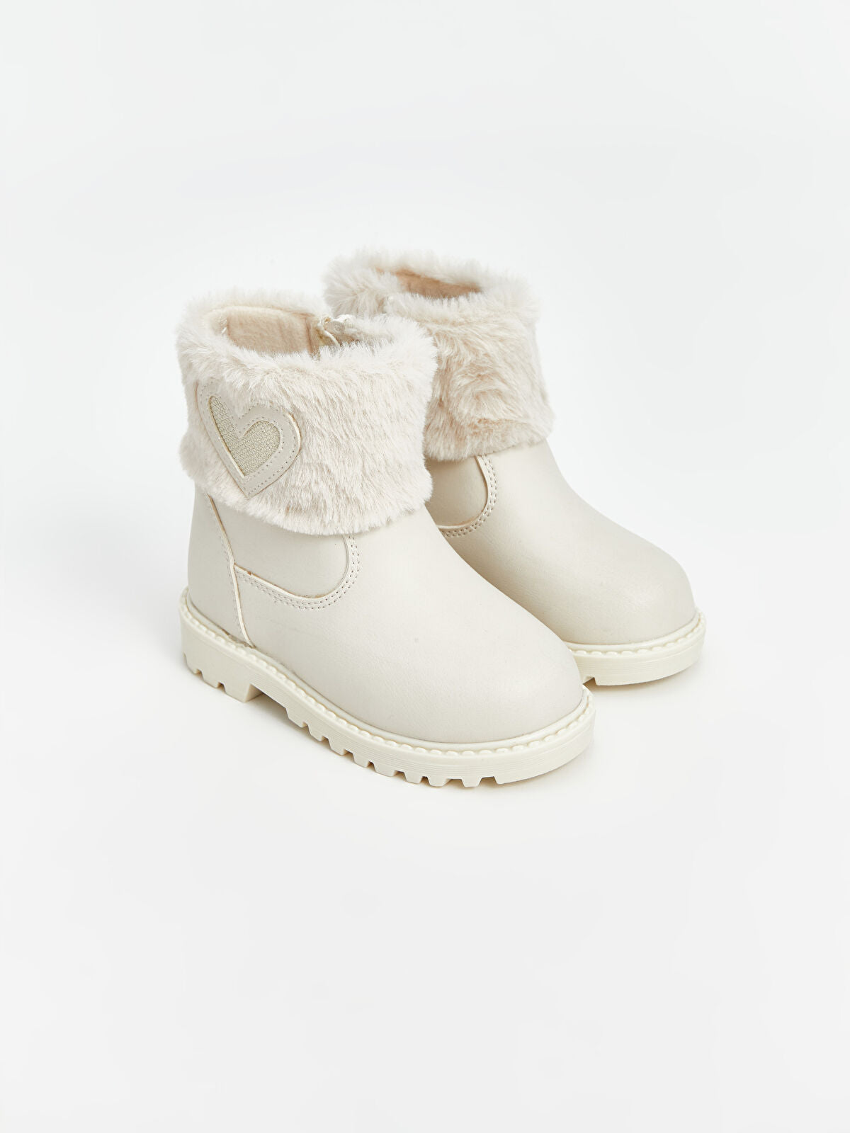 Fur-lined Baby Girl Boot