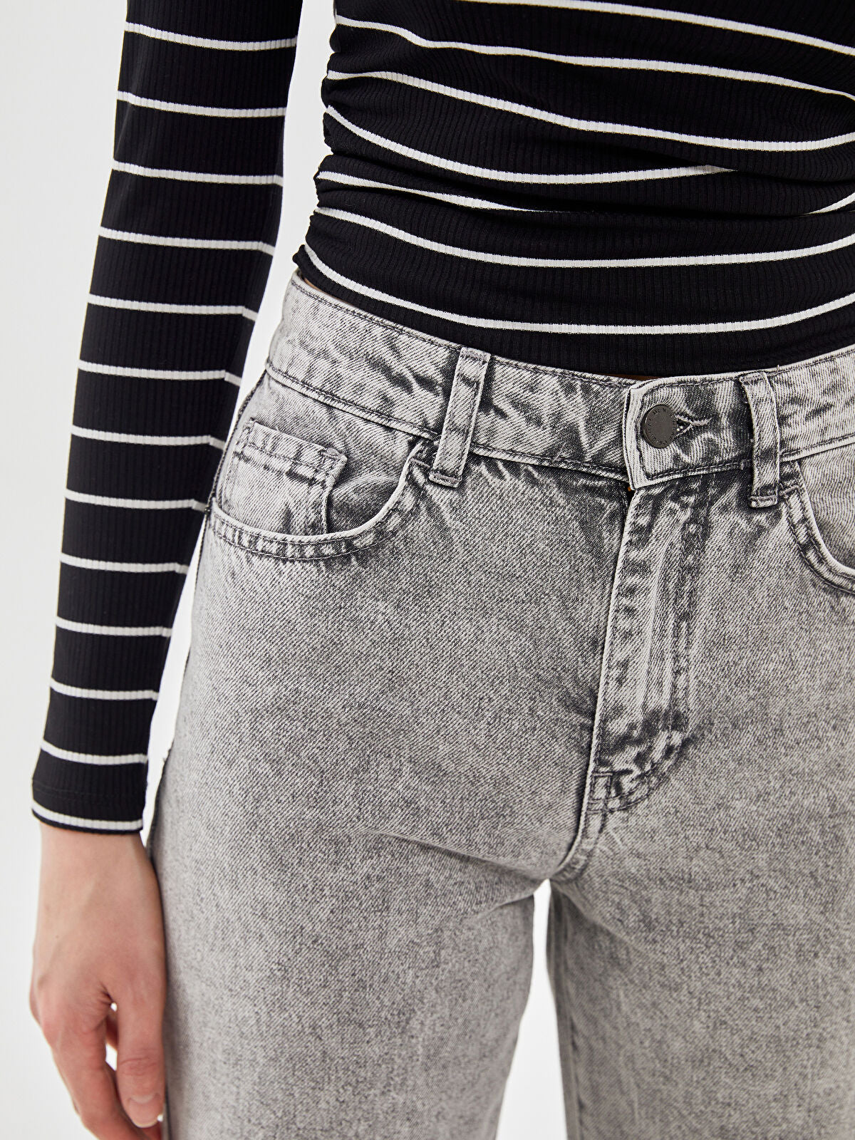 Wideleg Female Jean Pants
