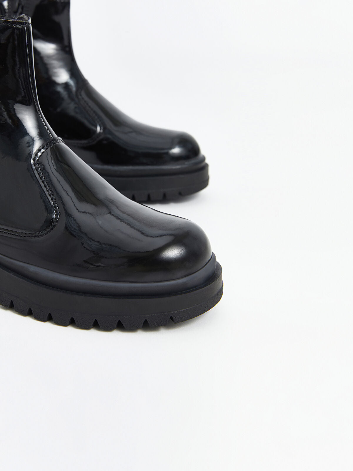 Leather-Look Ankle Boot for Girls Child
