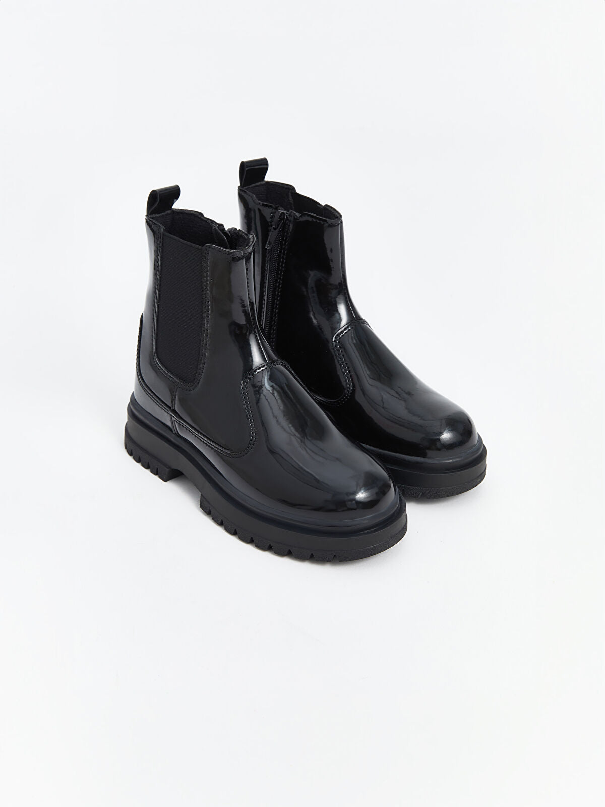 Leather-Look Ankle Boot for Girls Child