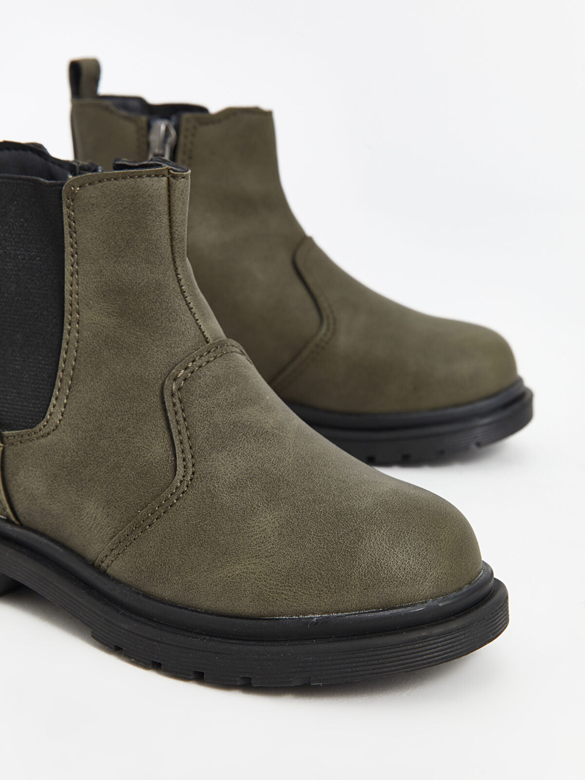 Leather-Look Boy Child Boot
