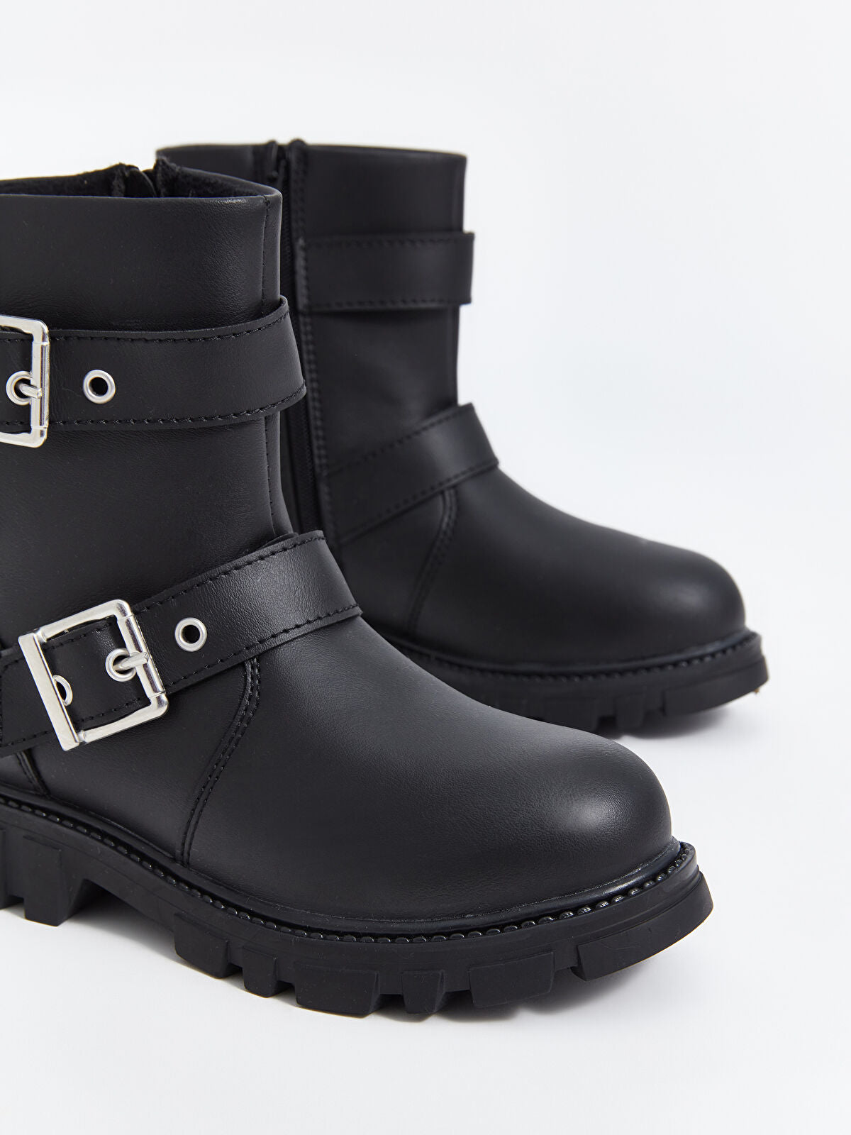 Leather-Look Ankle Boot for Girls Child