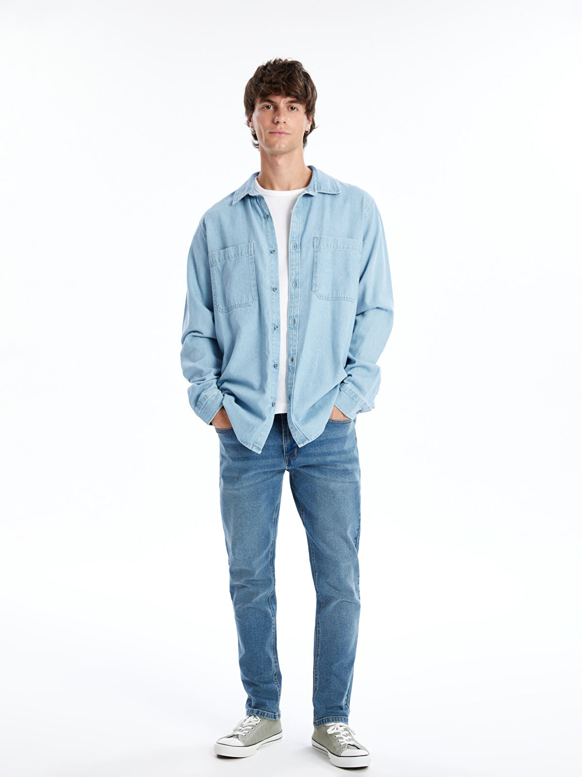 750 Slim Fit Men's Woven Jean Pantalon