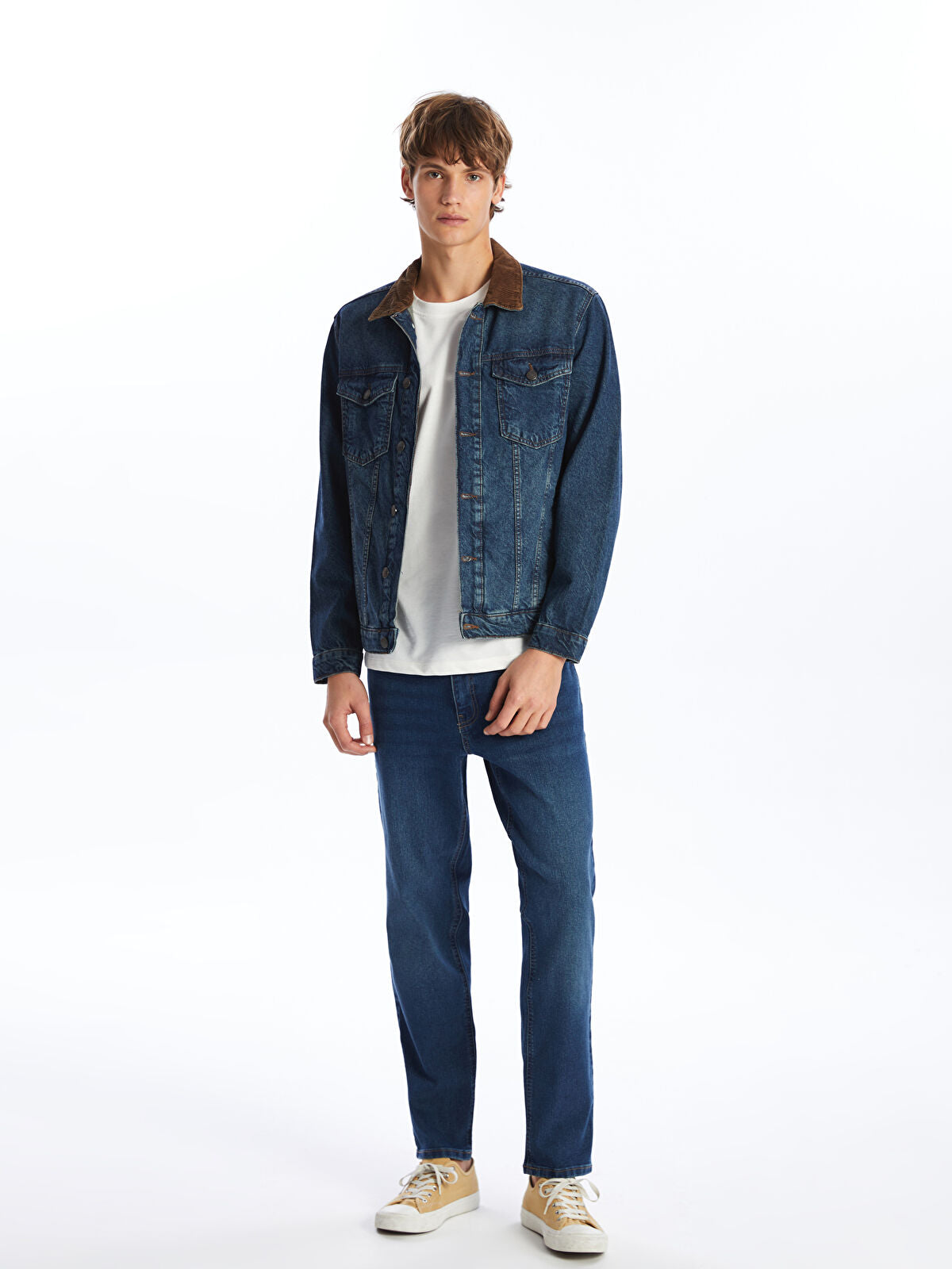 LCW Standard Fit Men's Indigo Jean Waistcoat