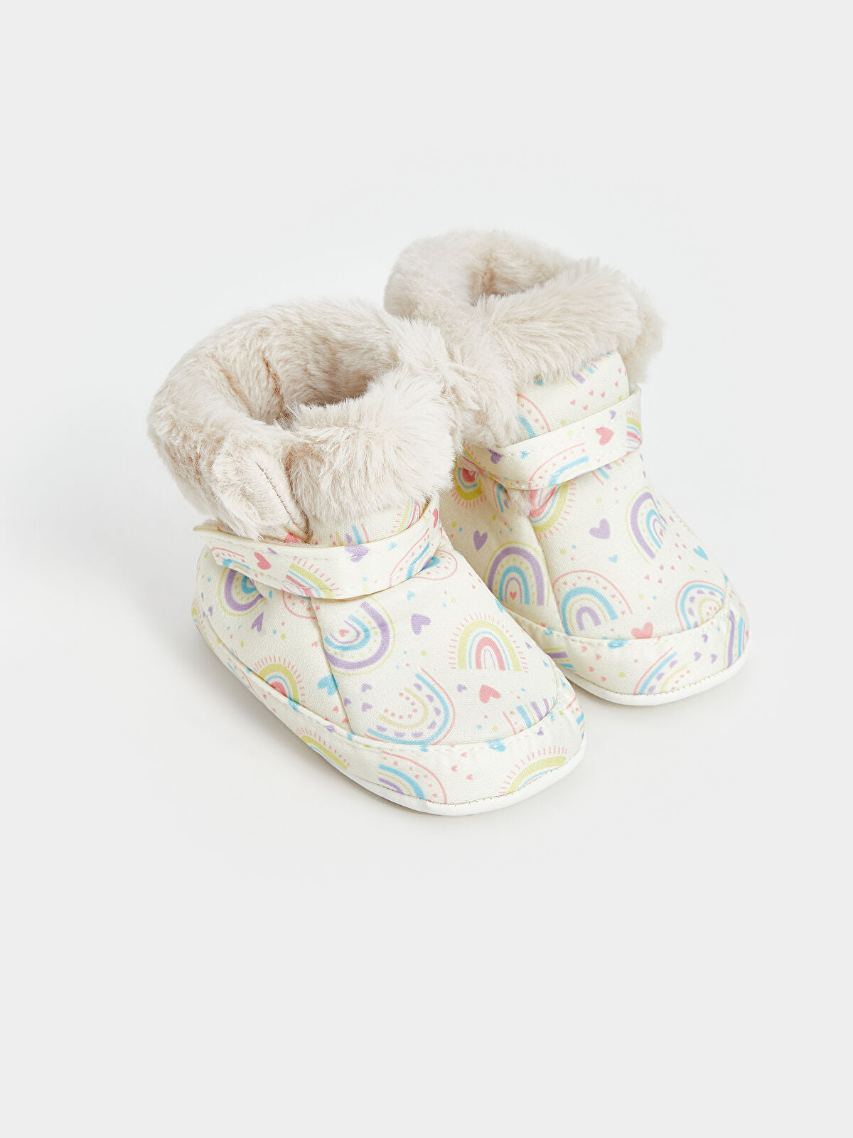 Striped Baby Girl Pre-Walking Home Shoe